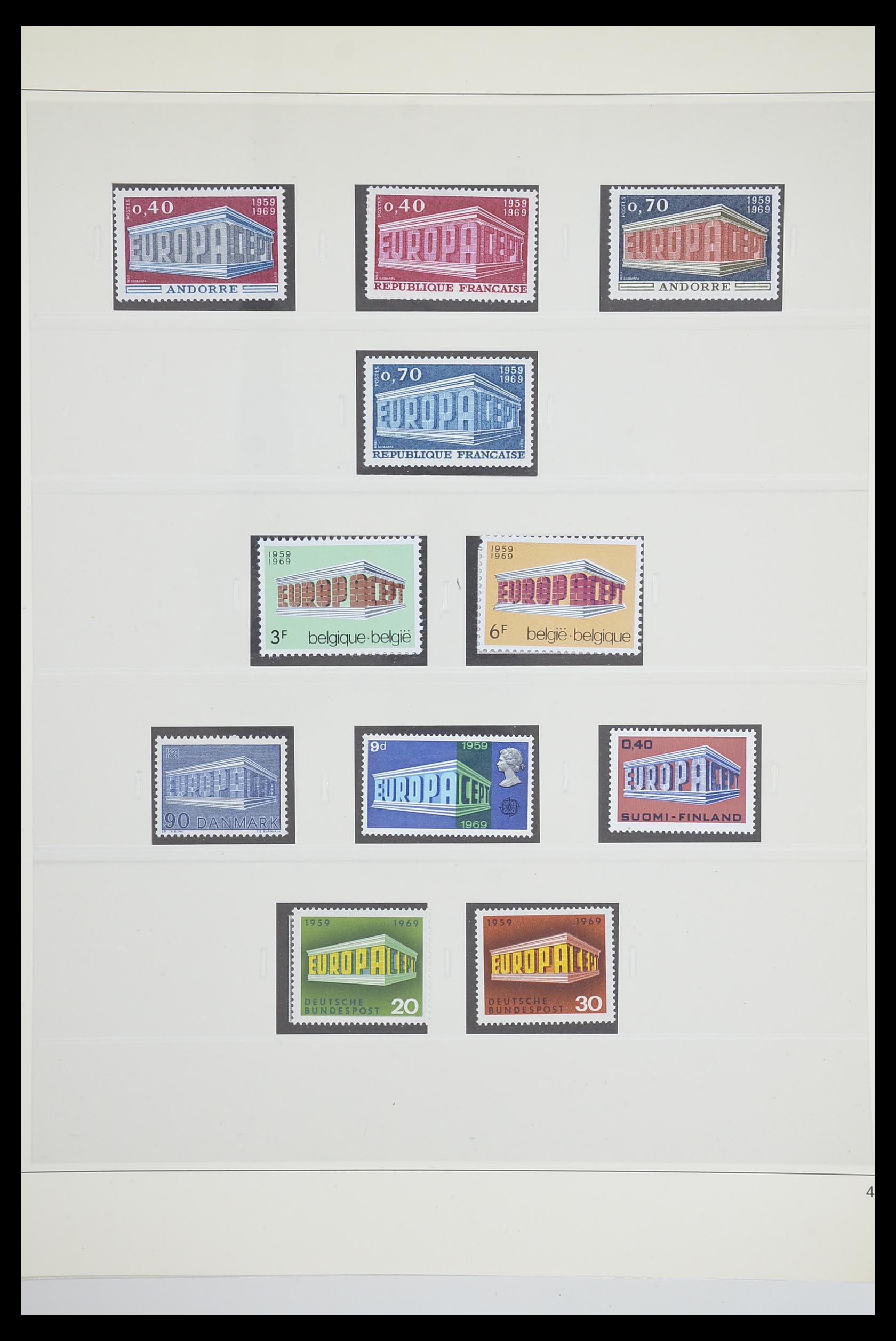 33539 0051 - Postzegelverzameling 33539 Europa CEPT 1942-2008.