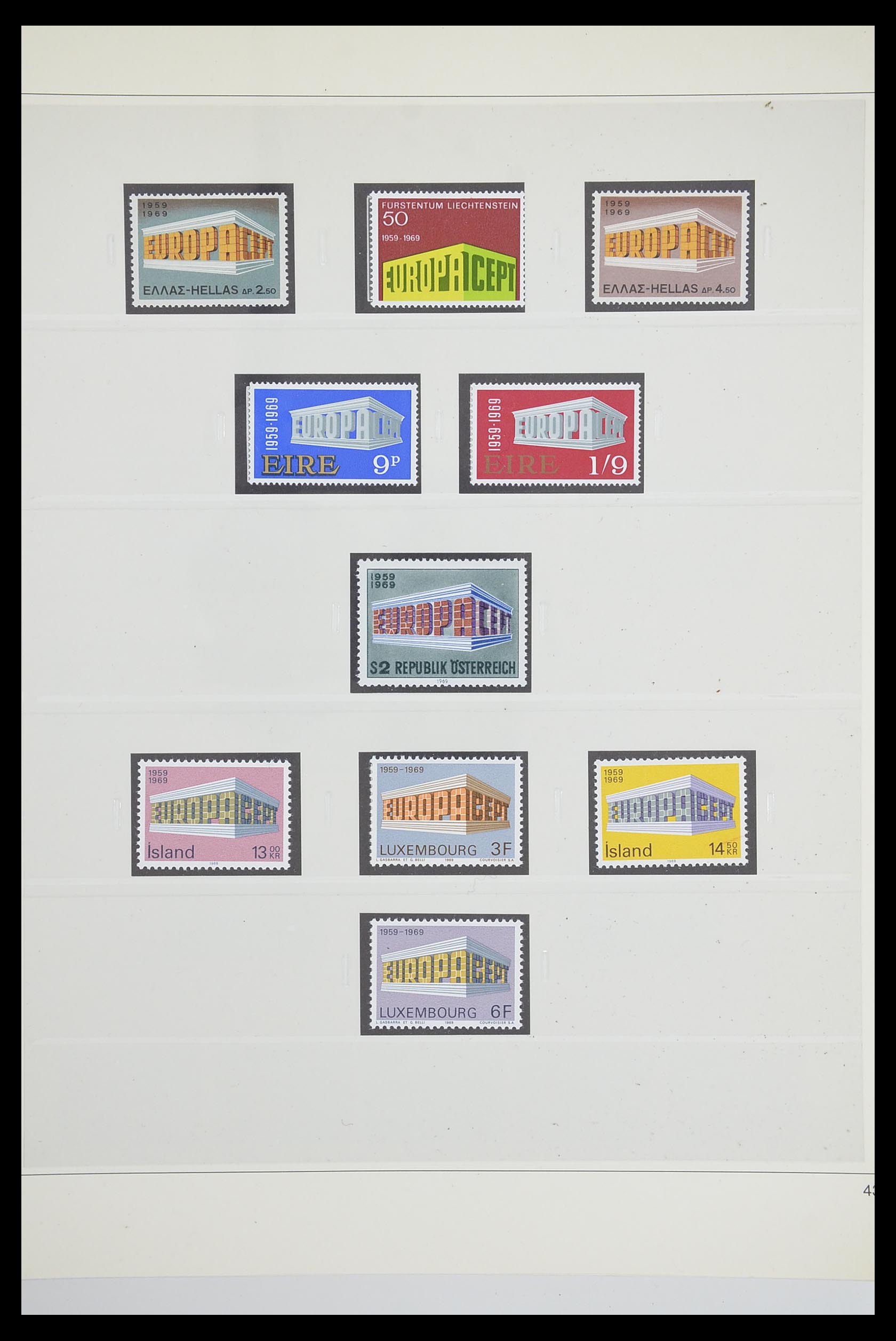 33539 0052 - Postzegelverzameling 33539 Europa CEPT 1942-2008.