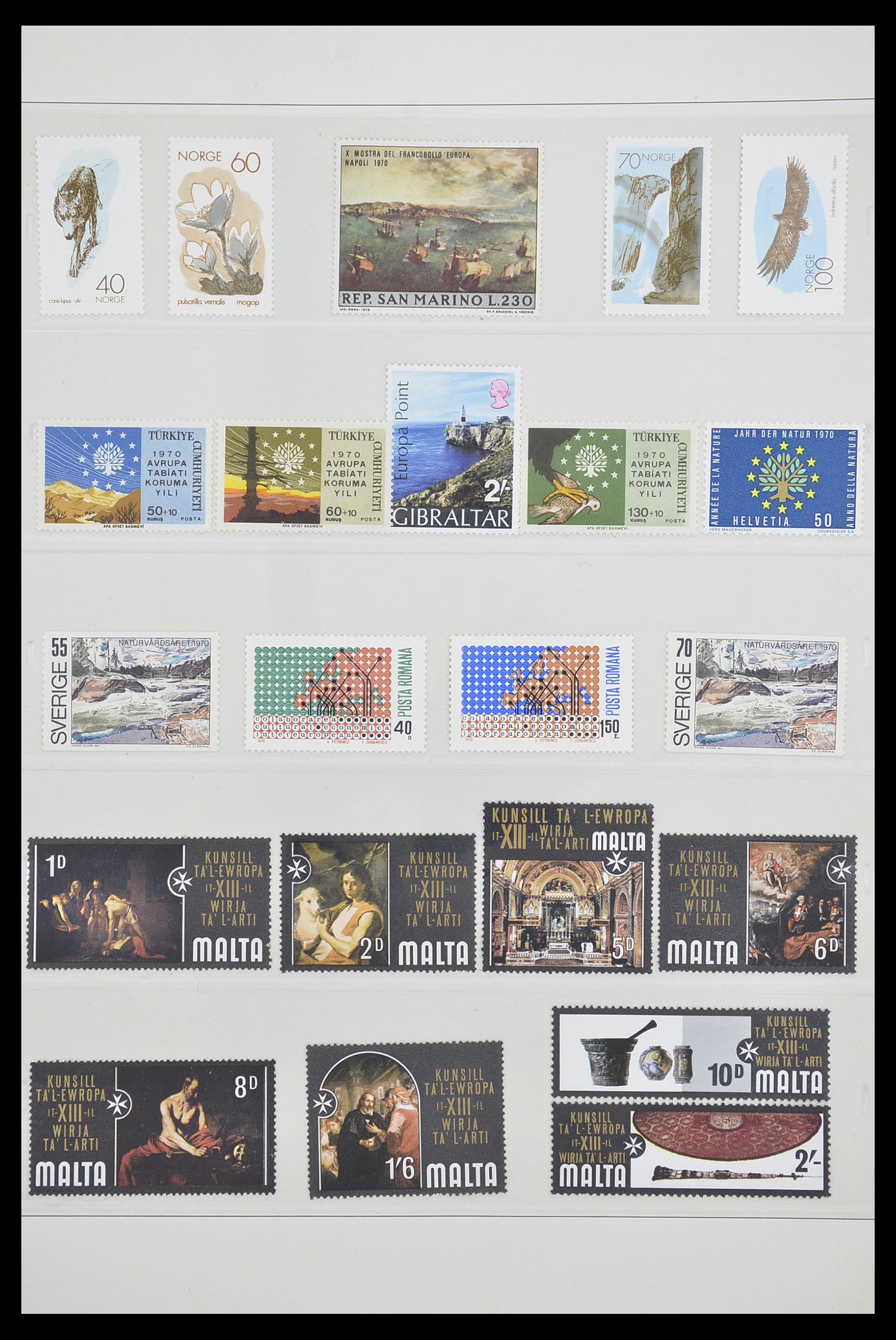 33539 0062 - Postzegelverzameling 33539 Europa CEPT 1942-2008.