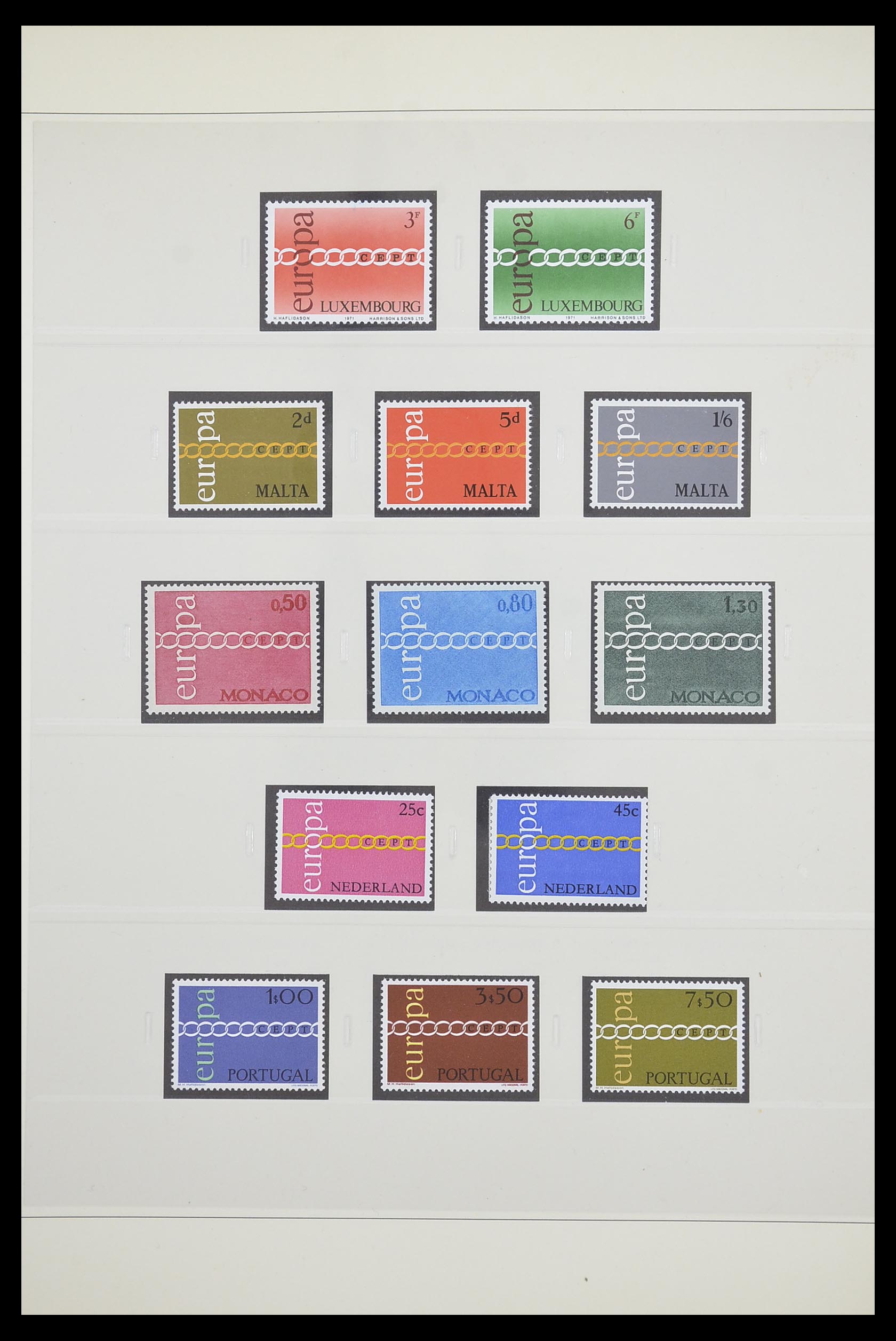 33539 0070 - Postzegelverzameling 33539 Europa CEPT 1942-2008.