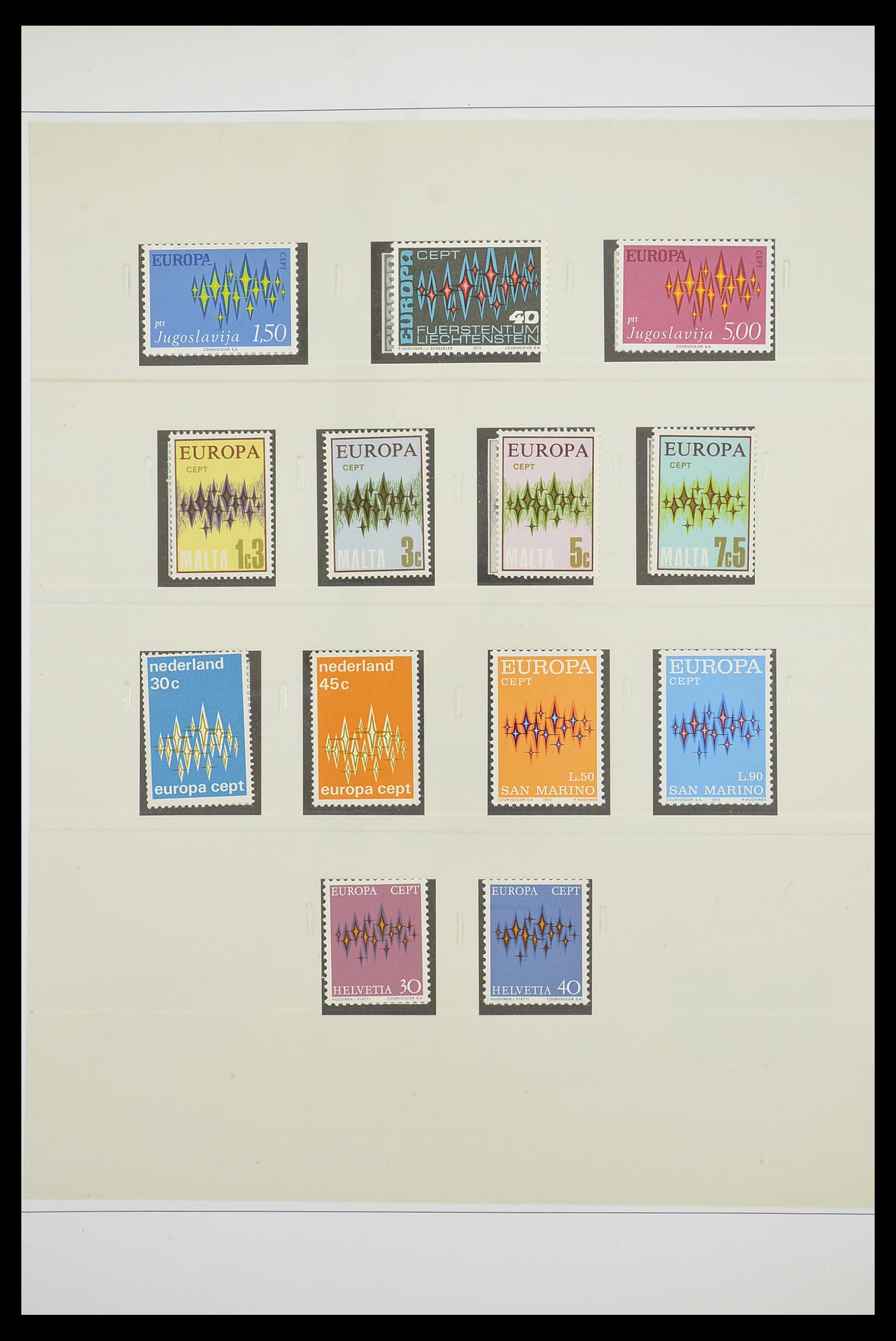 33539 0074 - Postzegelverzameling 33539 Europa CEPT 1942-2008.
