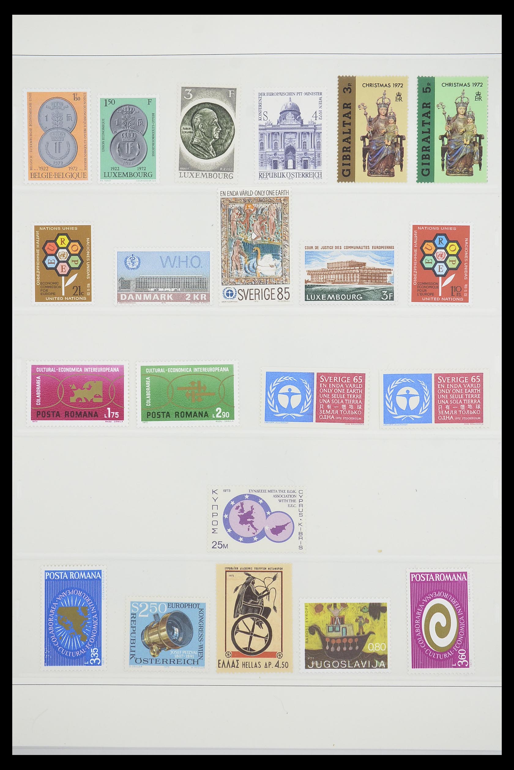 33539 0077 - Postzegelverzameling 33539 Europa CEPT 1942-2008.
