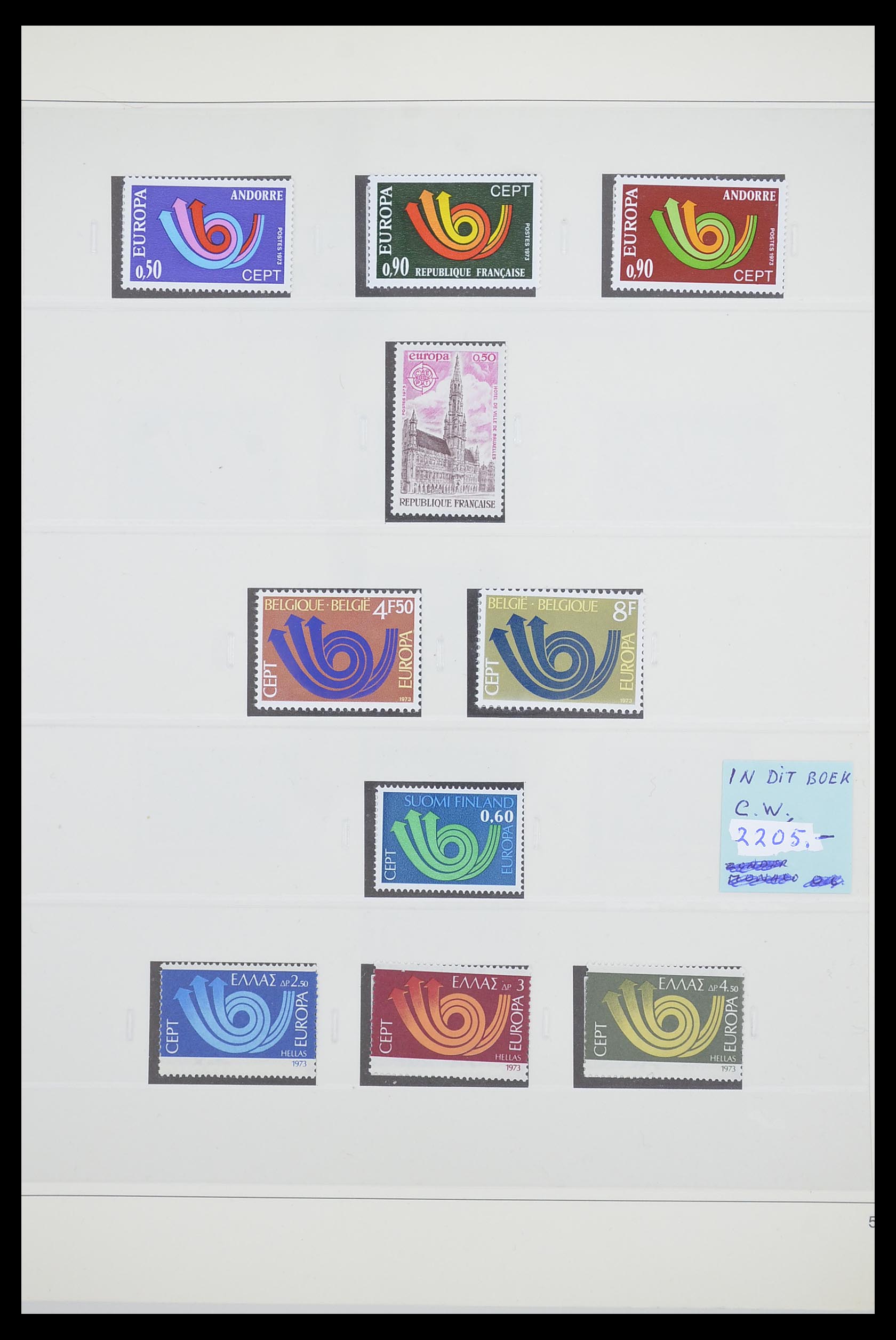 33539 0078 - Postzegelverzameling 33539 Europa CEPT 1942-2008.