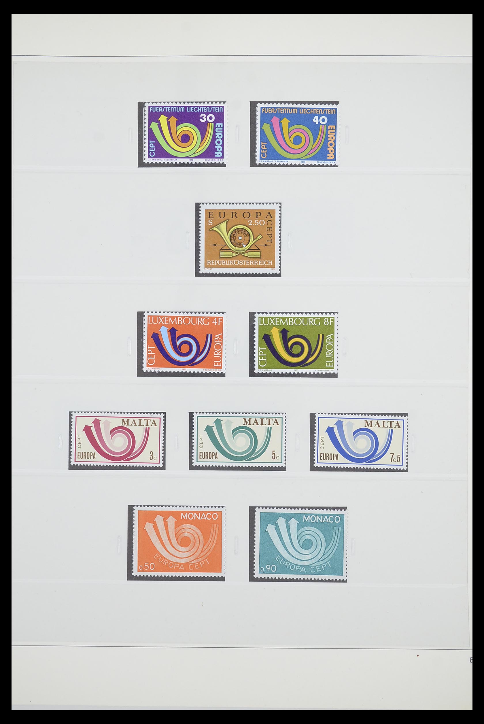 33539 0080 - Postzegelverzameling 33539 Europa CEPT 1942-2008.