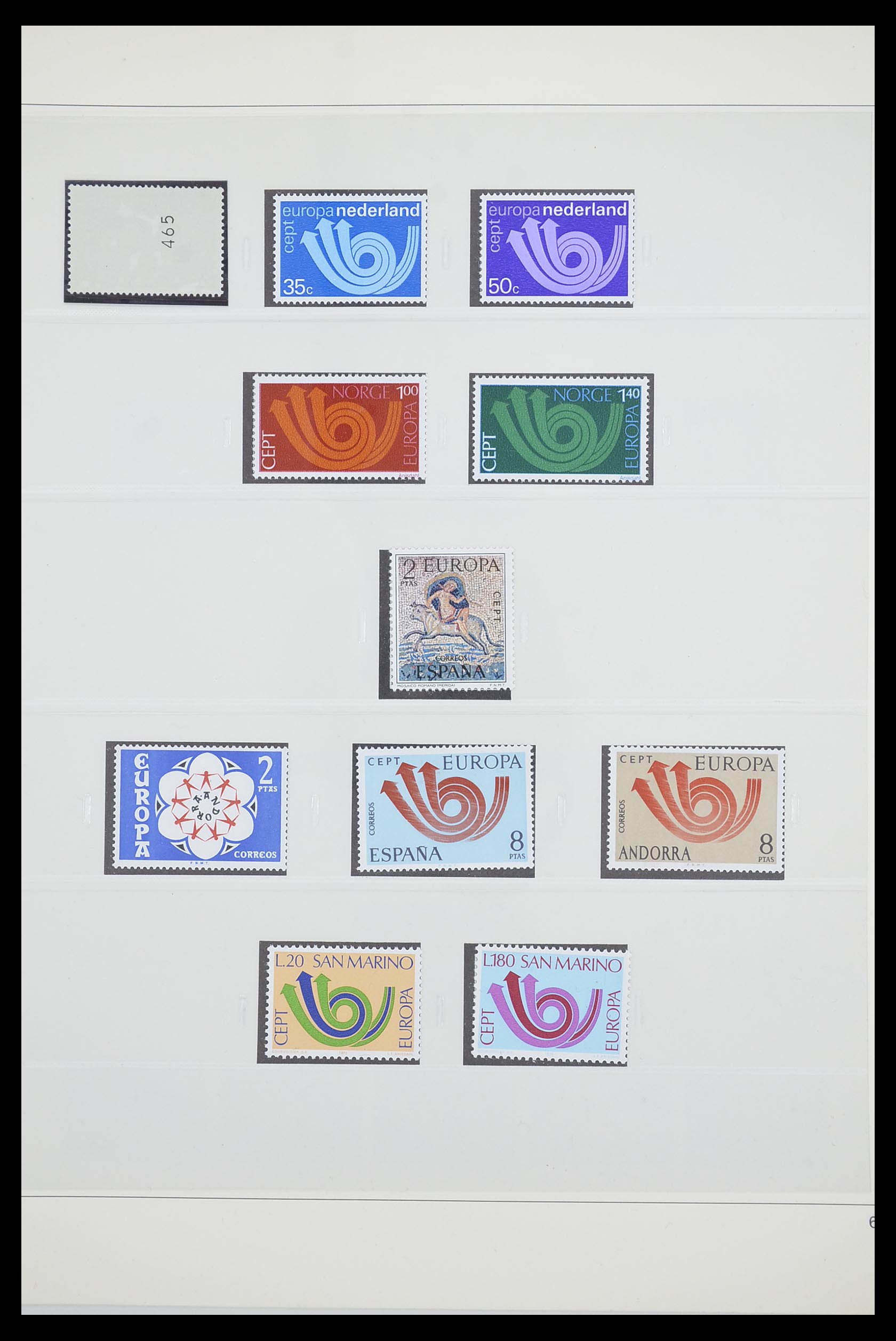 33539 0081 - Postzegelverzameling 33539 Europa CEPT 1942-2008.