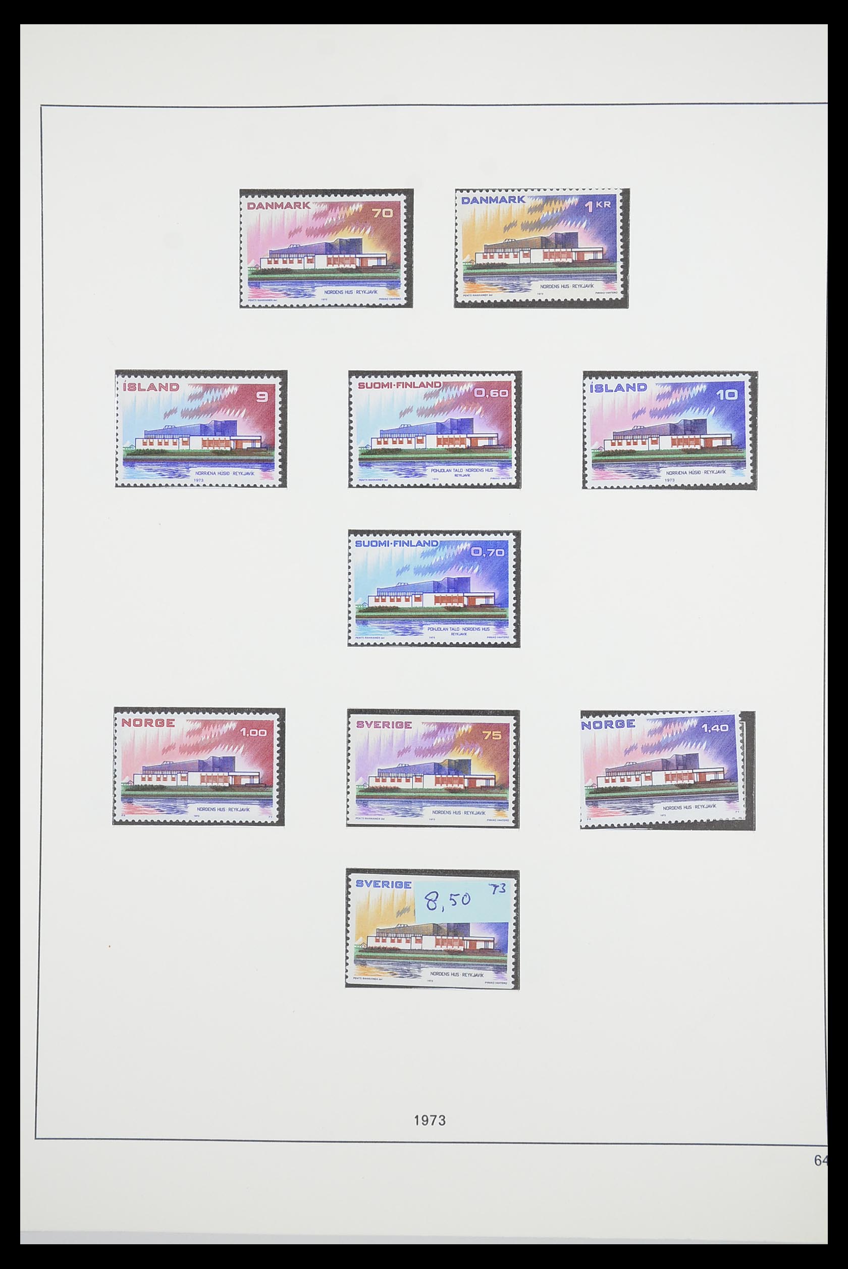 33539 0083 - Postzegelverzameling 33539 Europa CEPT 1942-2008.
