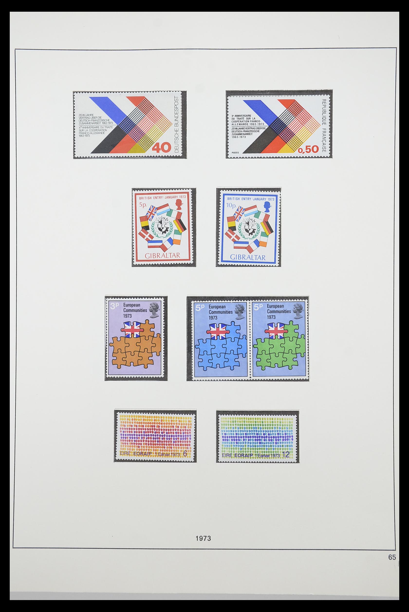 33539 0084 - Postzegelverzameling 33539 Europa CEPT 1942-2008.