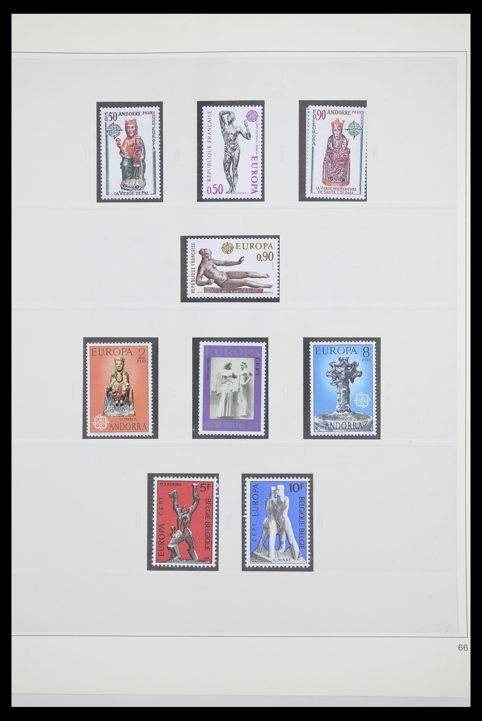 33539 0087 - Postzegelverzameling 33539 Europa CEPT 1942-2008.