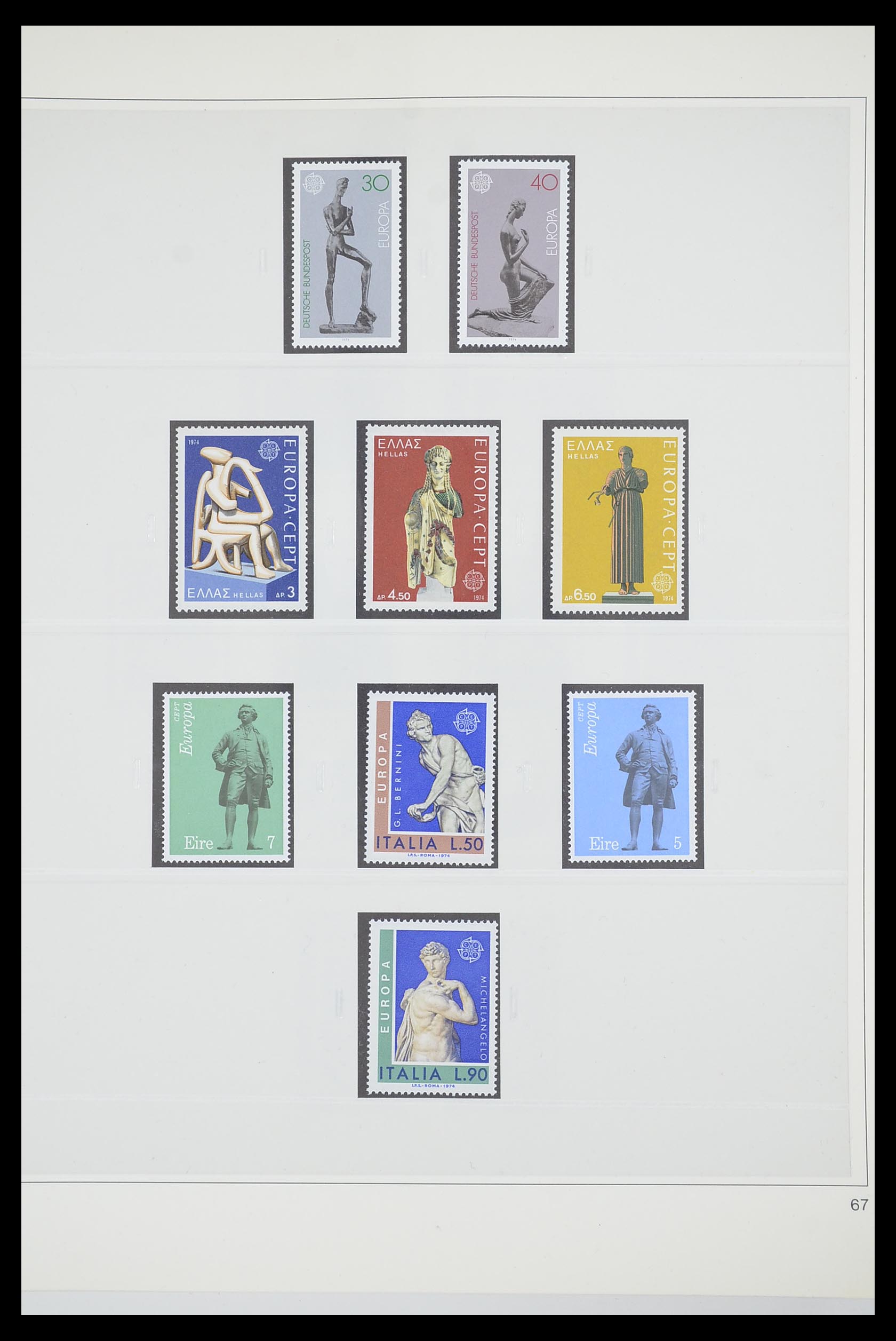 33539 0088 - Postzegelverzameling 33539 Europa CEPT 1942-2008.