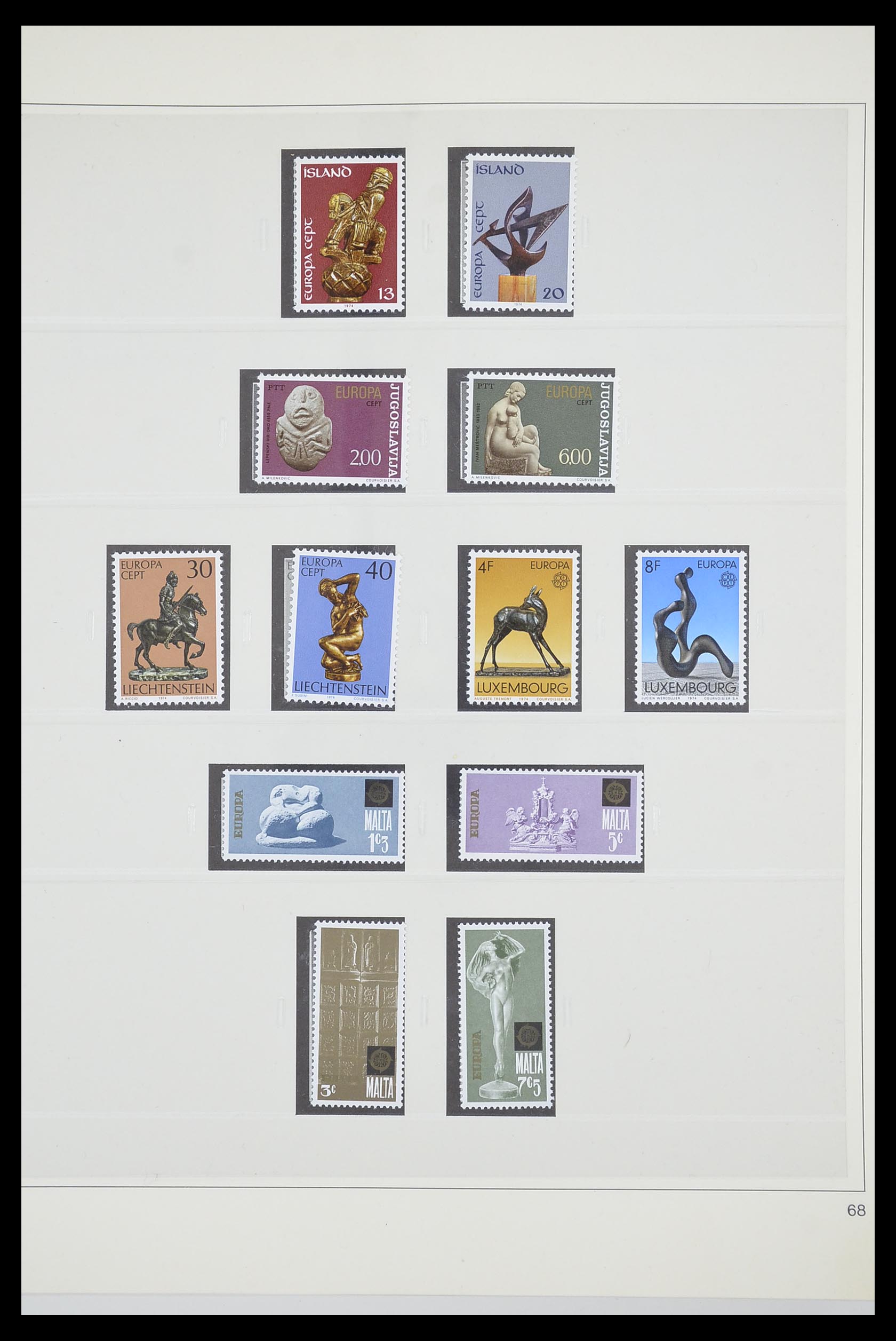 33539 0089 - Postzegelverzameling 33539 Europa CEPT 1942-2008.