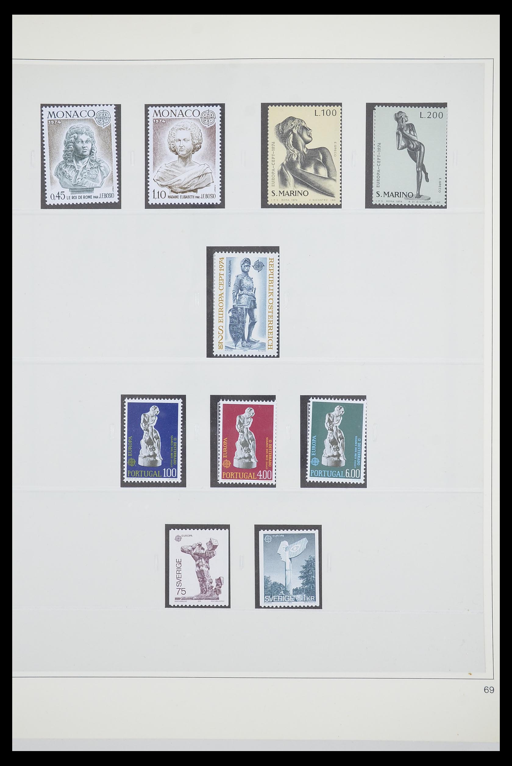 33539 0090 - Postzegelverzameling 33539 Europa CEPT 1942-2008.