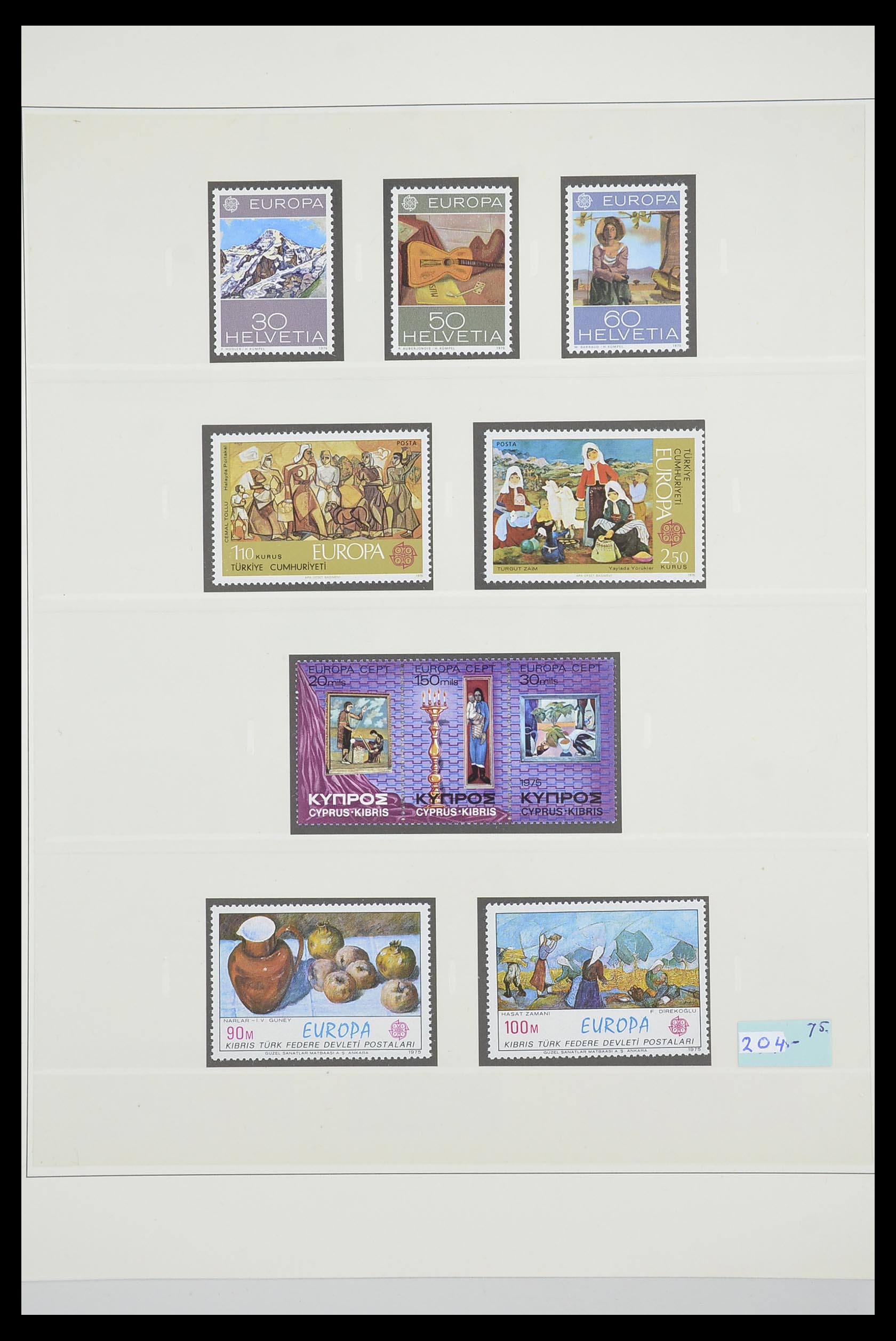 33539 0102 - Postzegelverzameling 33539 Europa CEPT 1942-2008.