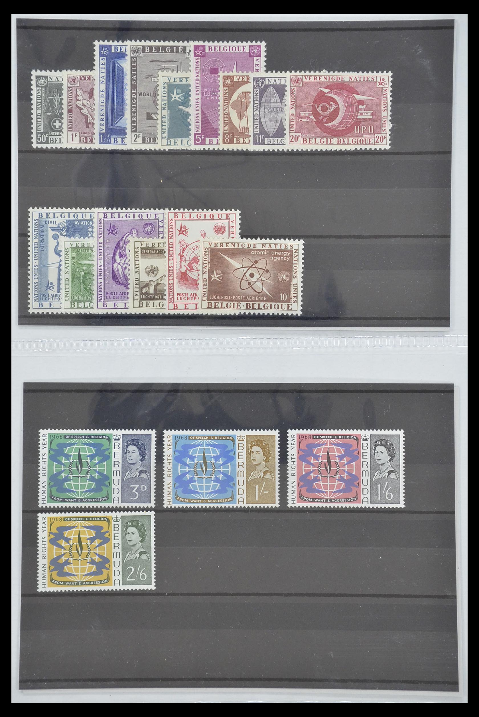 33541 004 - Postzegelverzameling 33541 Diverse motieven 1940-2000.