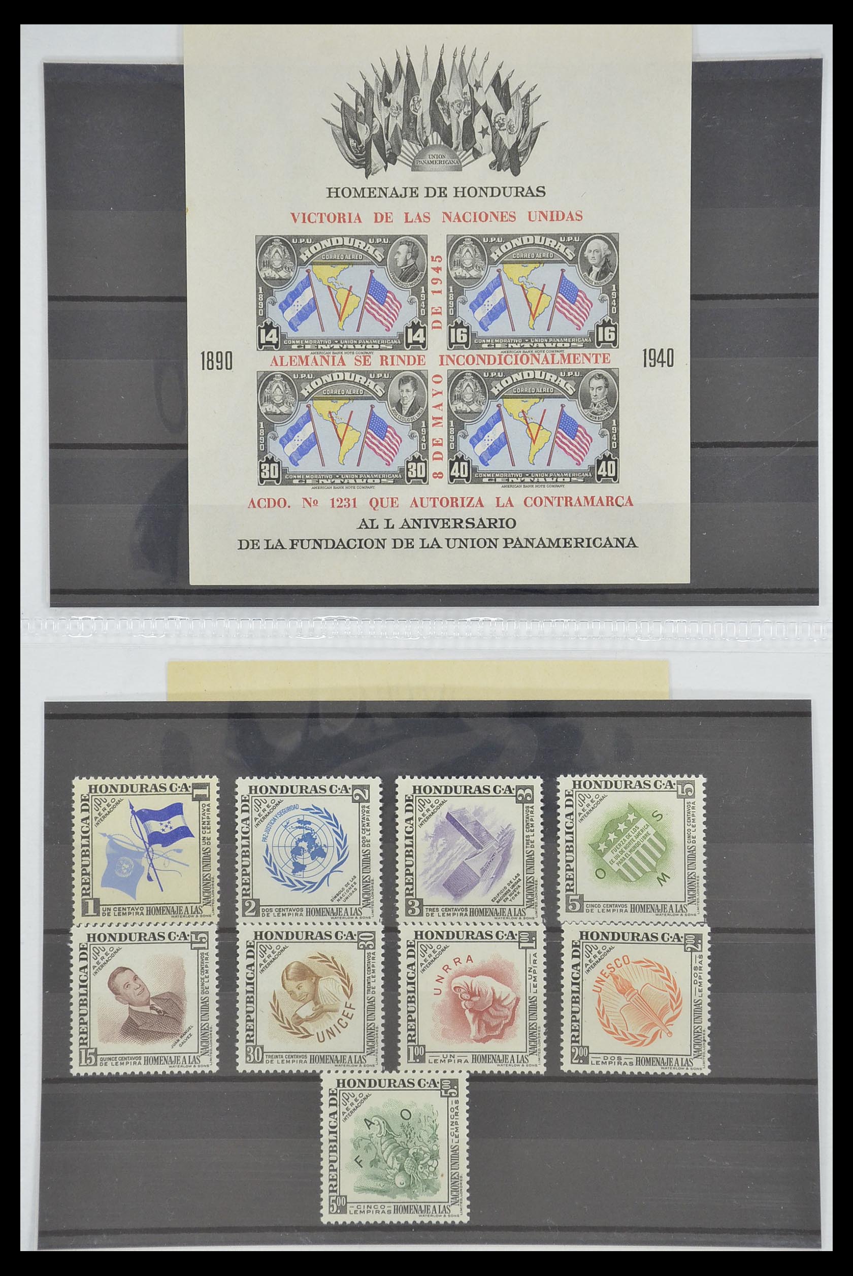 33541 018 - Postzegelverzameling 33541 Diverse motieven 1940-2000.