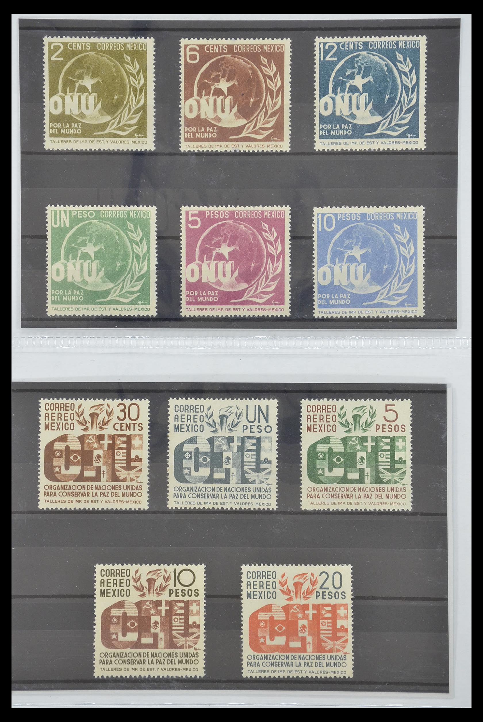 33541 034 - Postzegelverzameling 33541 Diverse motieven 1940-2000.