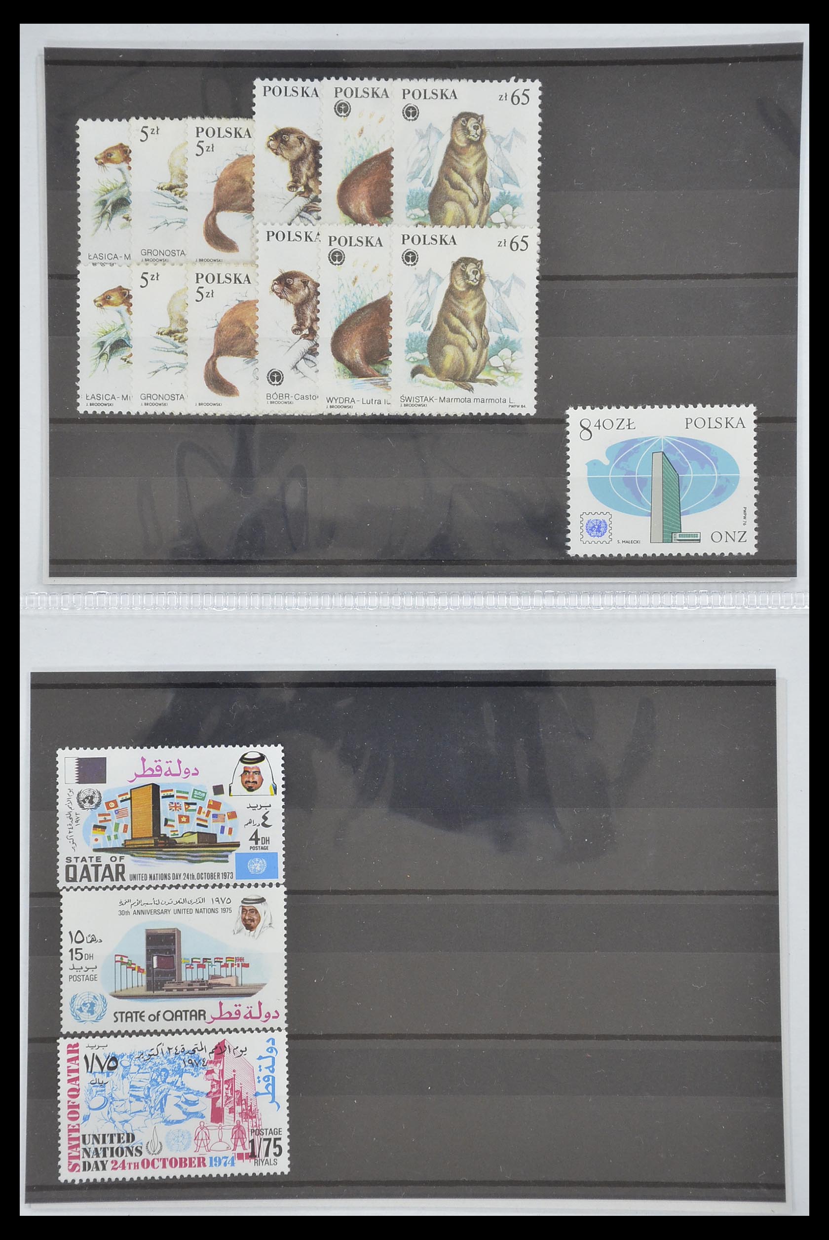 33541 044 - Postzegelverzameling 33541 Diverse motieven 1940-2000.