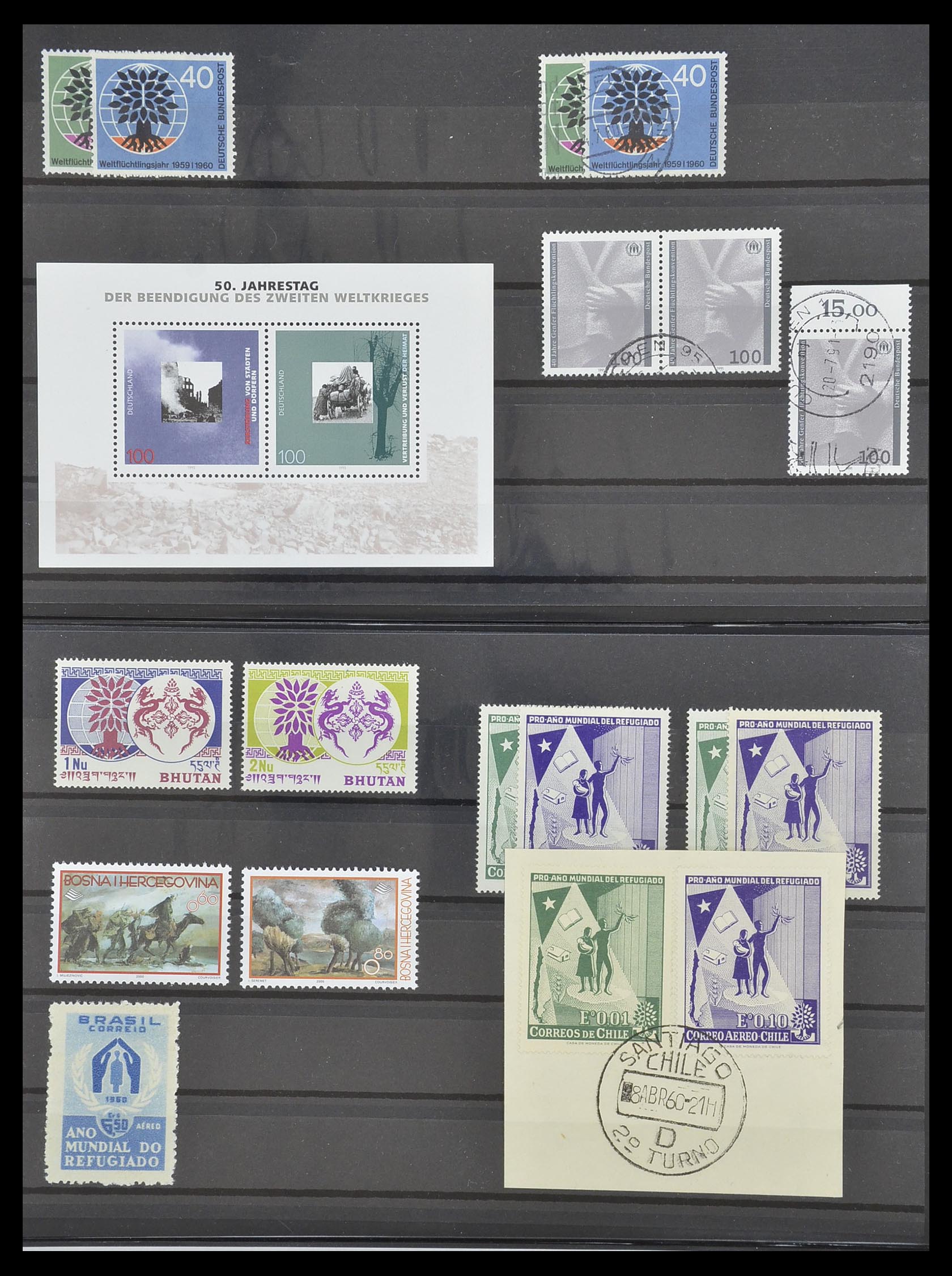 33541 063 - Postzegelverzameling 33541 Diverse motieven 1940-2000.