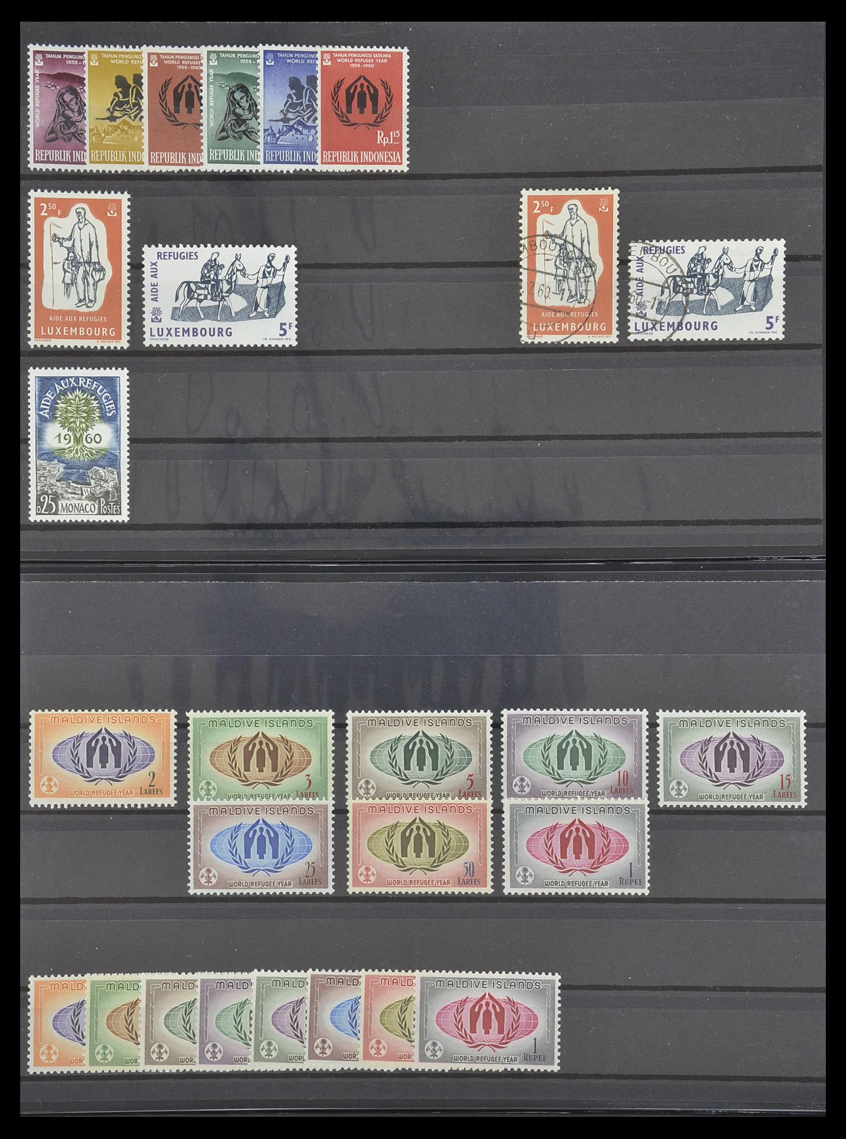 33541 075 - Postzegelverzameling 33541 Diverse motieven 1940-2000.