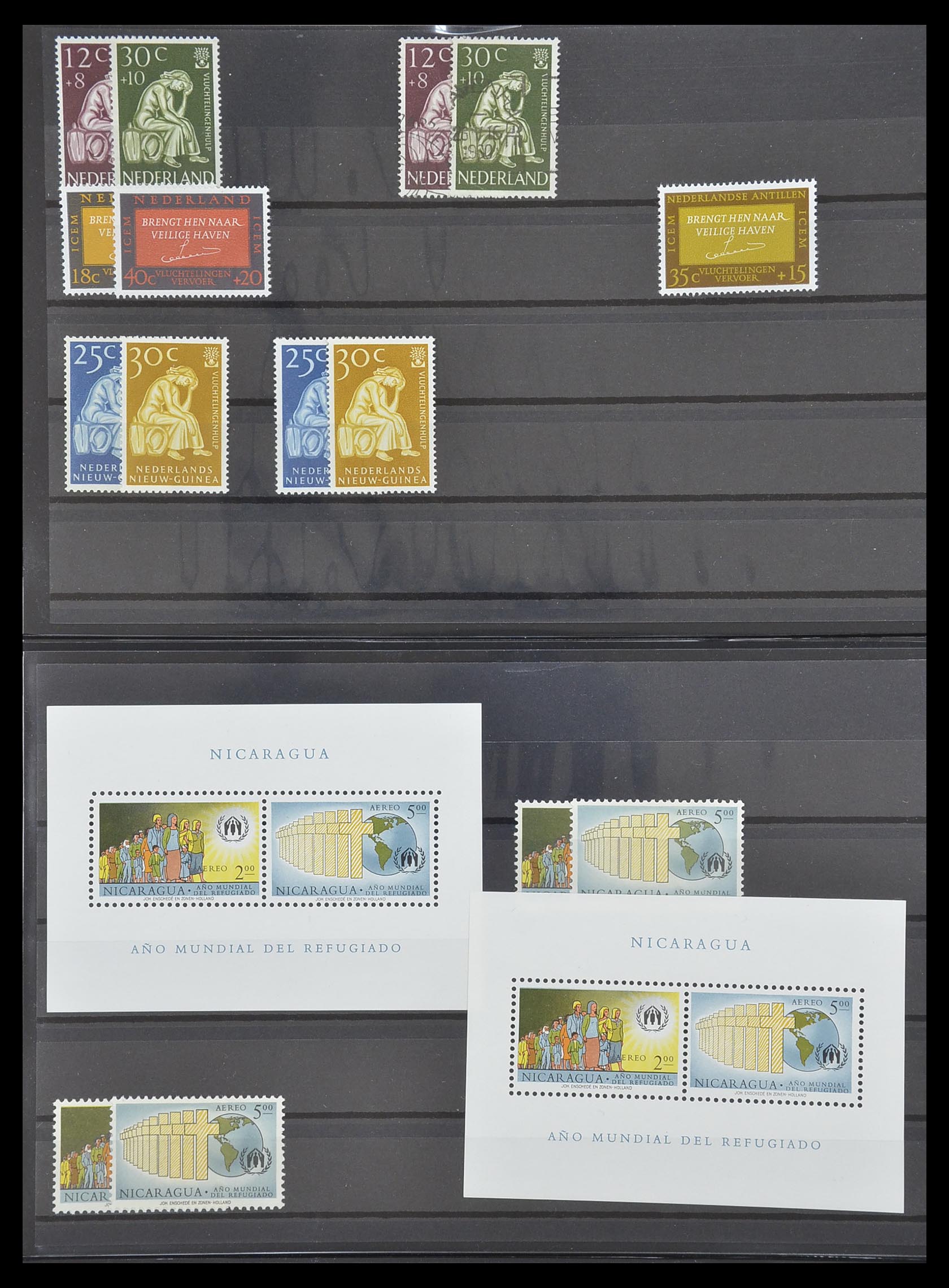 33541 077 - Postzegelverzameling 33541 Diverse motieven 1940-2000.