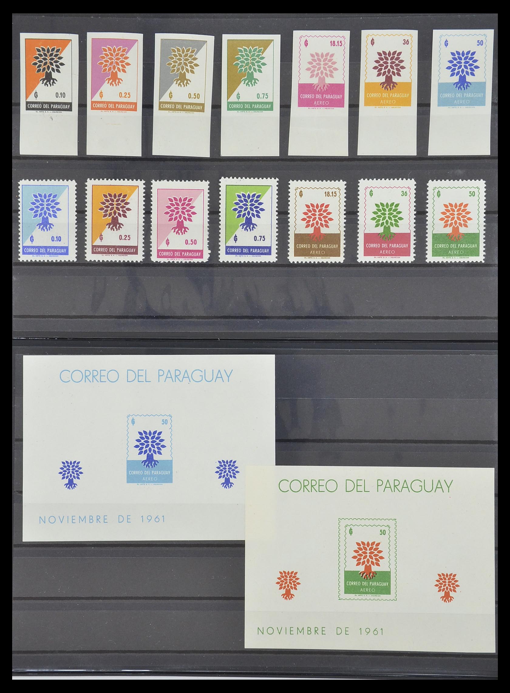 33541 080 - Postzegelverzameling 33541 Diverse motieven 1940-2000.