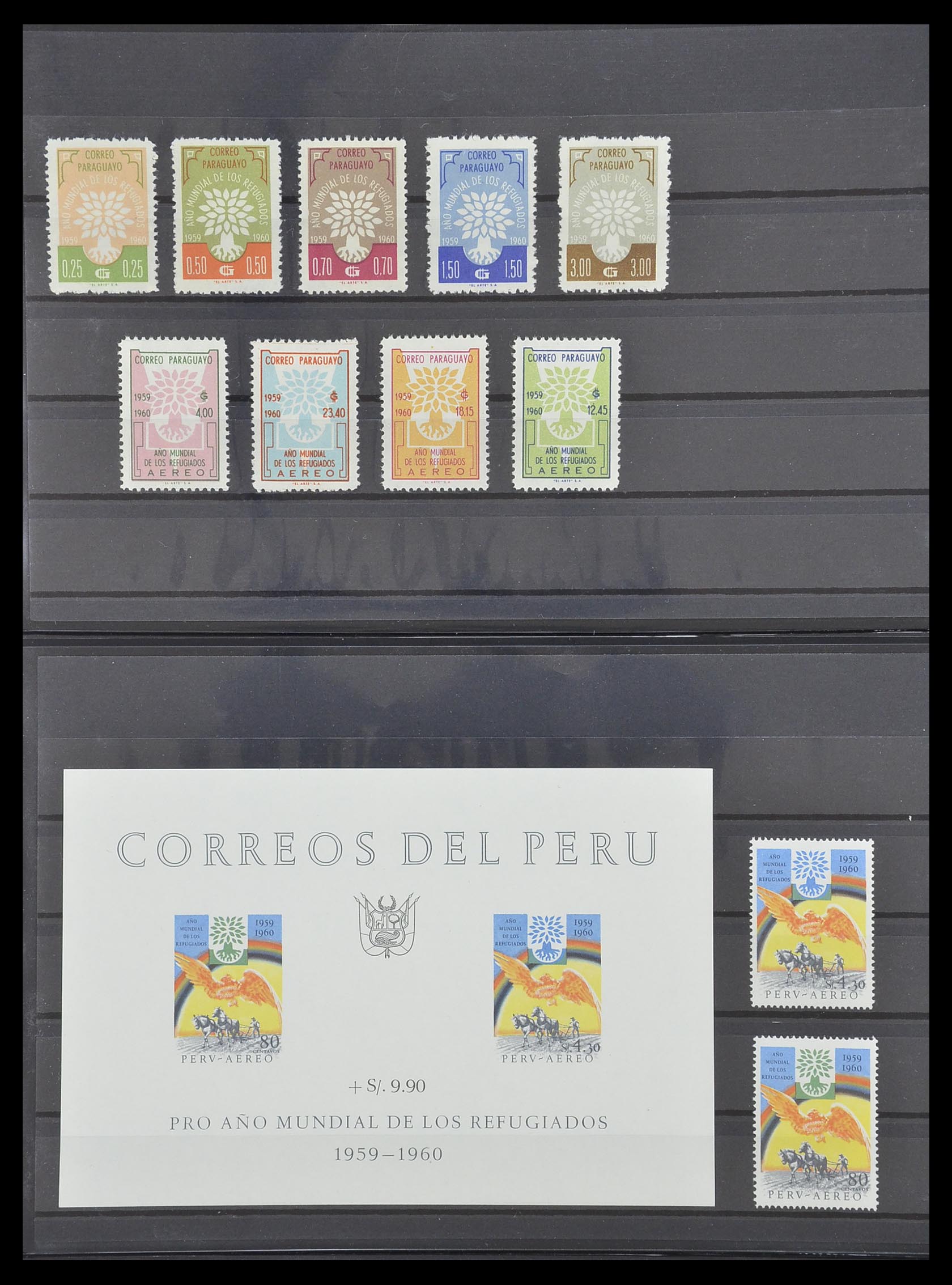 33541 081 - Postzegelverzameling 33541 Diverse motieven 1940-2000.