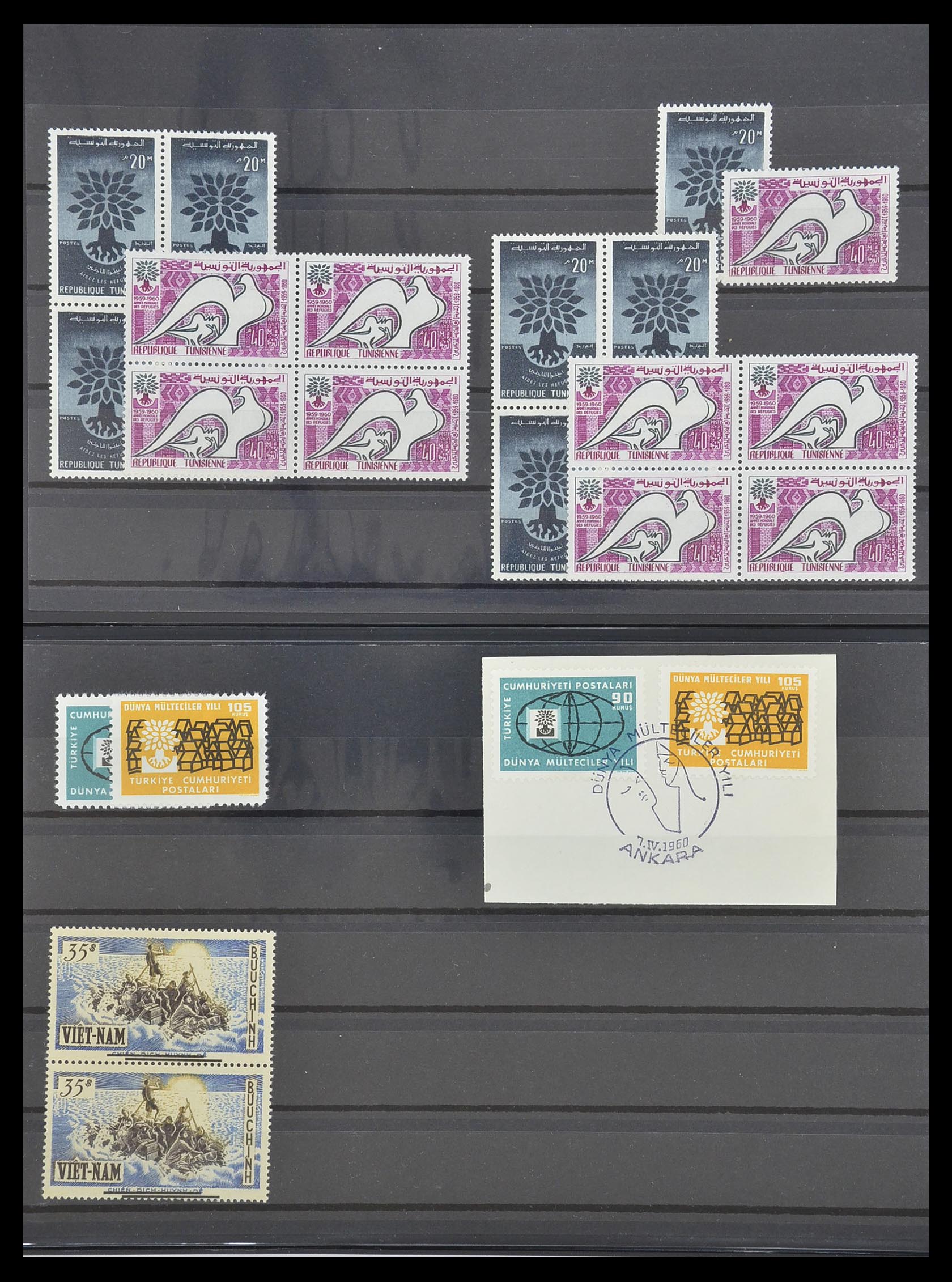 33541 086 - Postzegelverzameling 33541 Diverse motieven 1940-2000.
