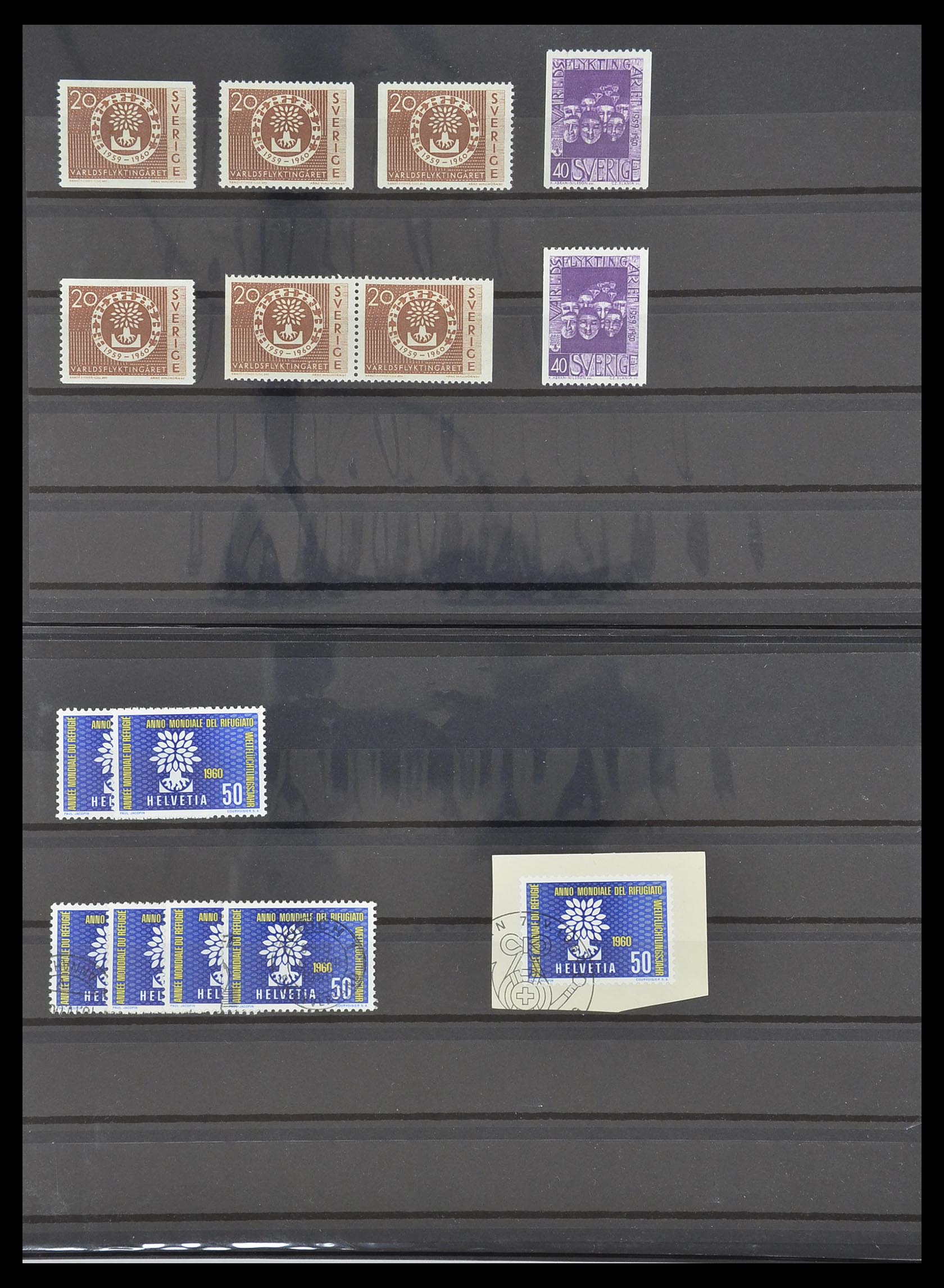 33541 089 - Postzegelverzameling 33541 Diverse motieven 1940-2000.