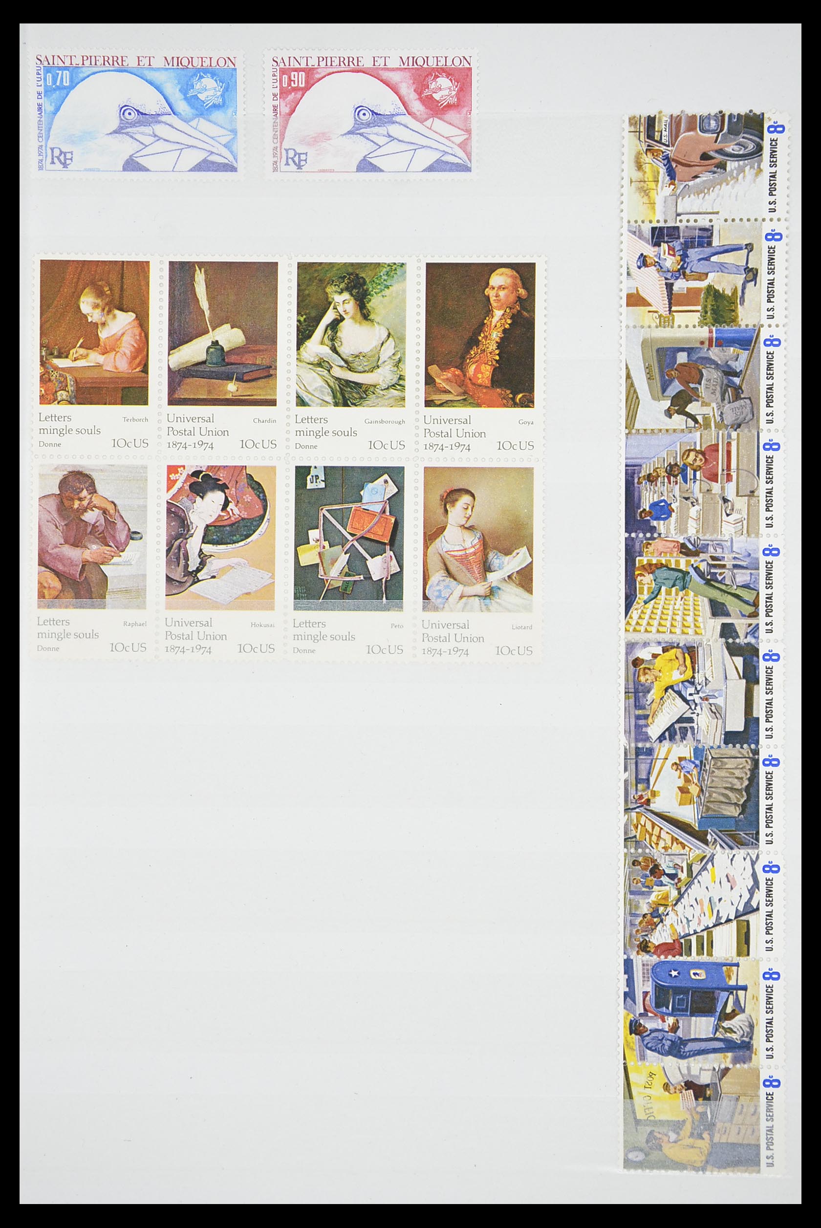 33541 316 - Postzegelverzameling 33541 Diverse motieven 1940-2000.