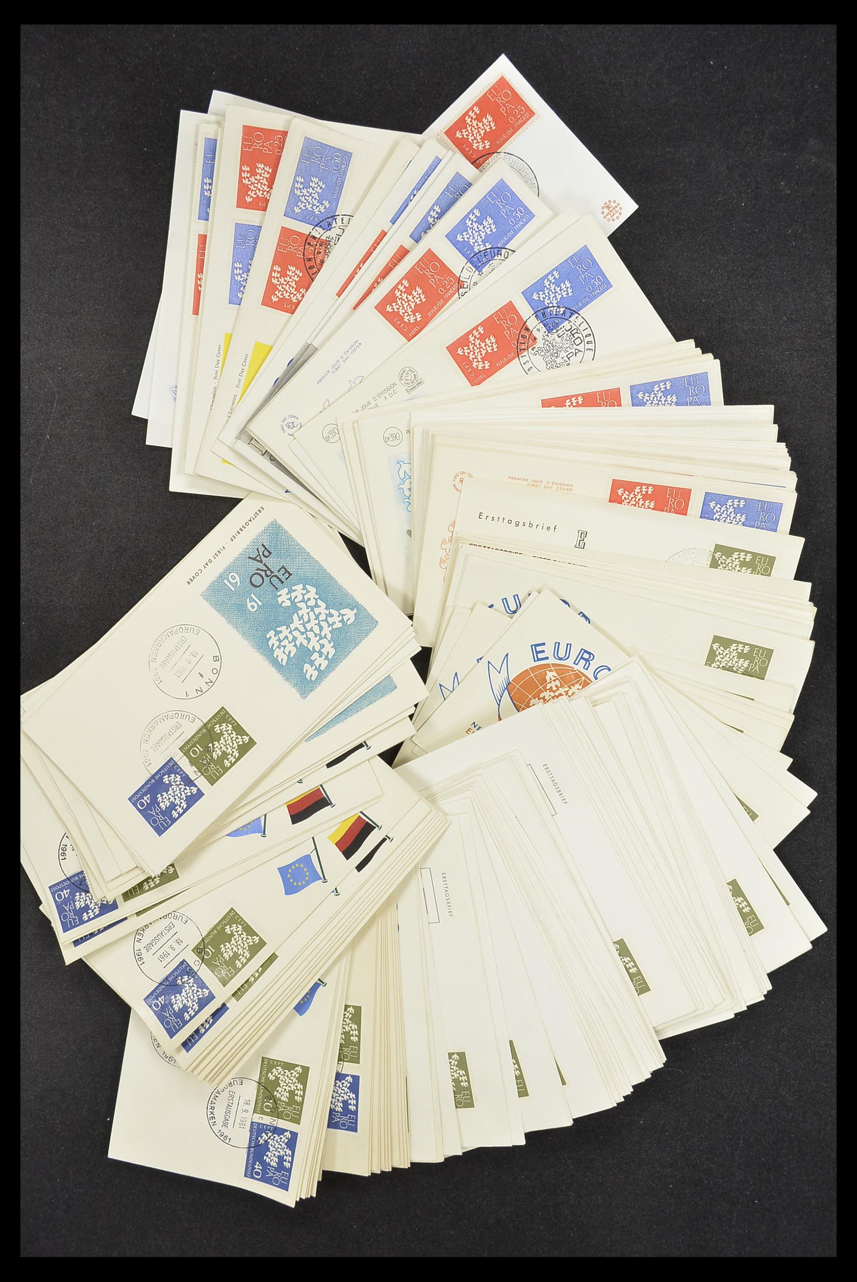 33542 003 - Postzegelverzameling 33542 Europa Cept fdc's 1956-1999.