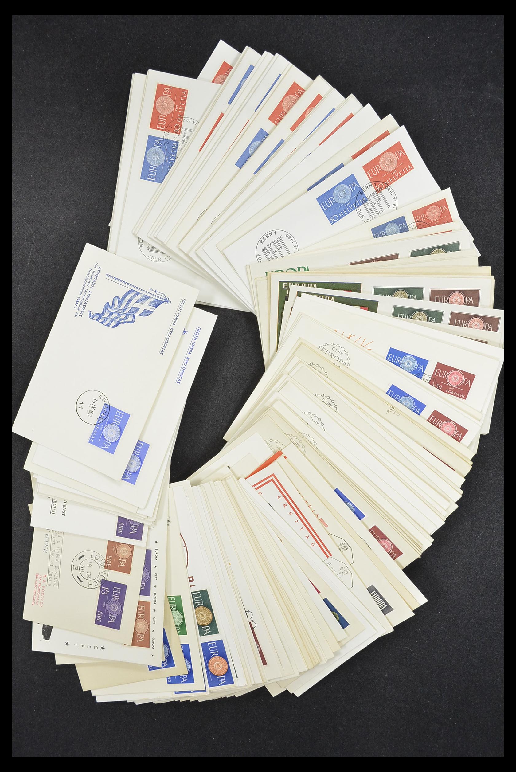 33542 005 - Postzegelverzameling 33542 Europa Cept fdc's 1956-1999.