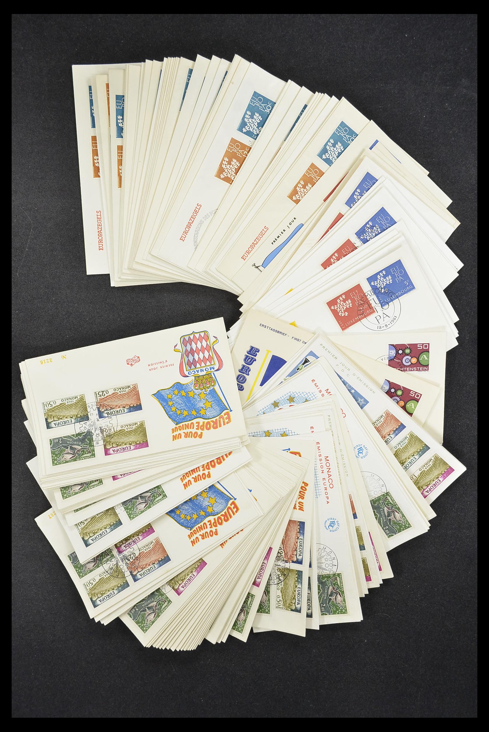 33542 009 - Postzegelverzameling 33542 Europa Cept fdc's 1956-1999.