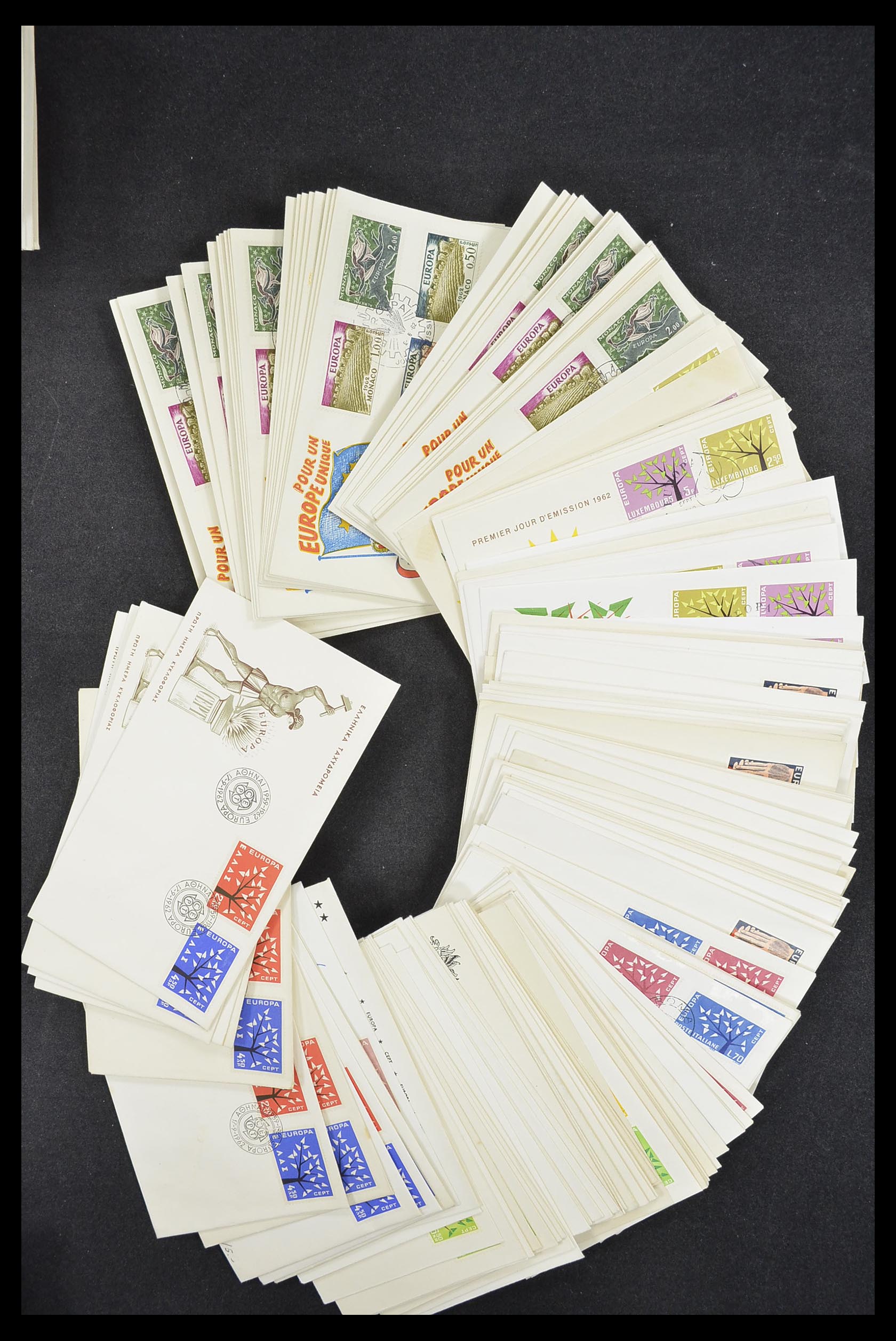 33542 010 - Postzegelverzameling 33542 Europa Cept fdc's 1956-1999.