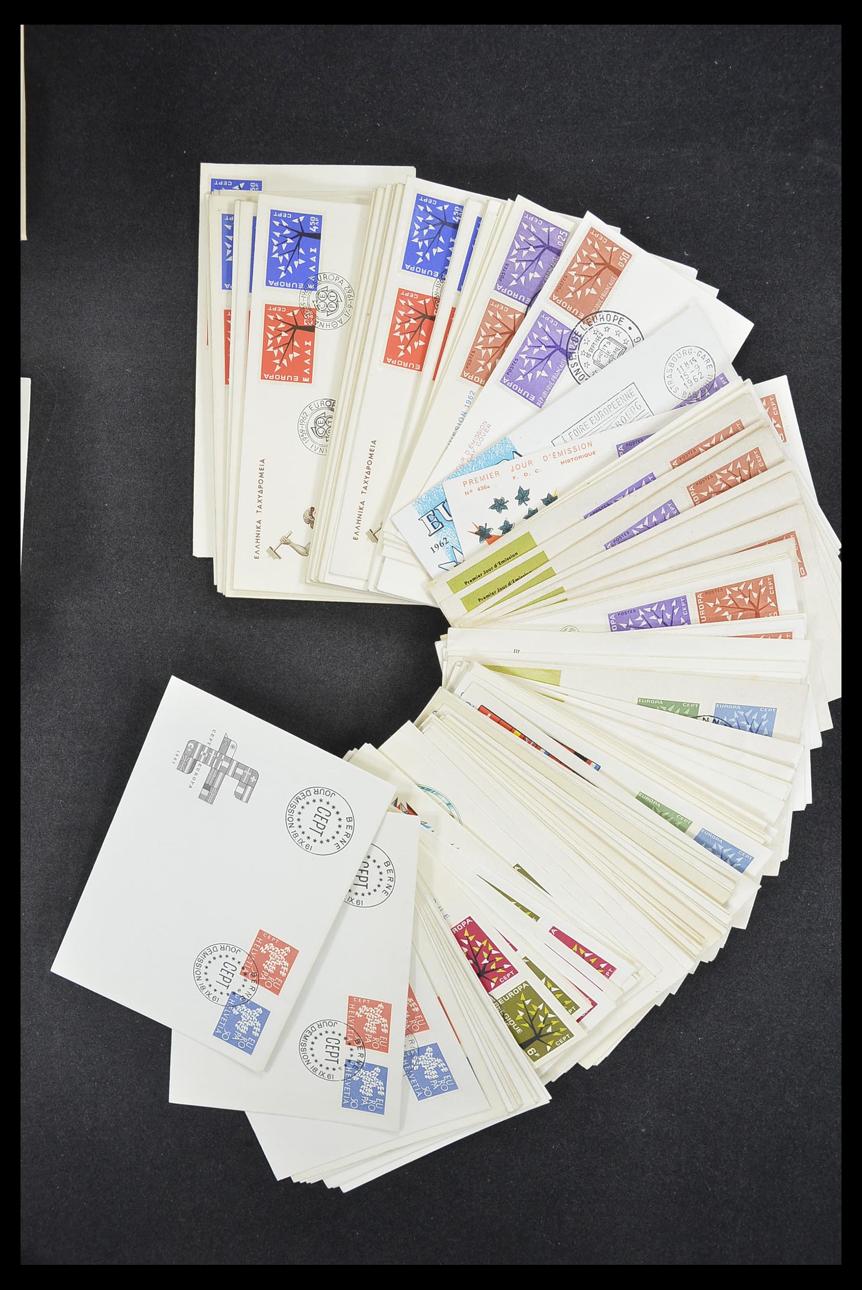 33542 011 - Postzegelverzameling 33542 Europa Cept fdc's 1956-1999.
