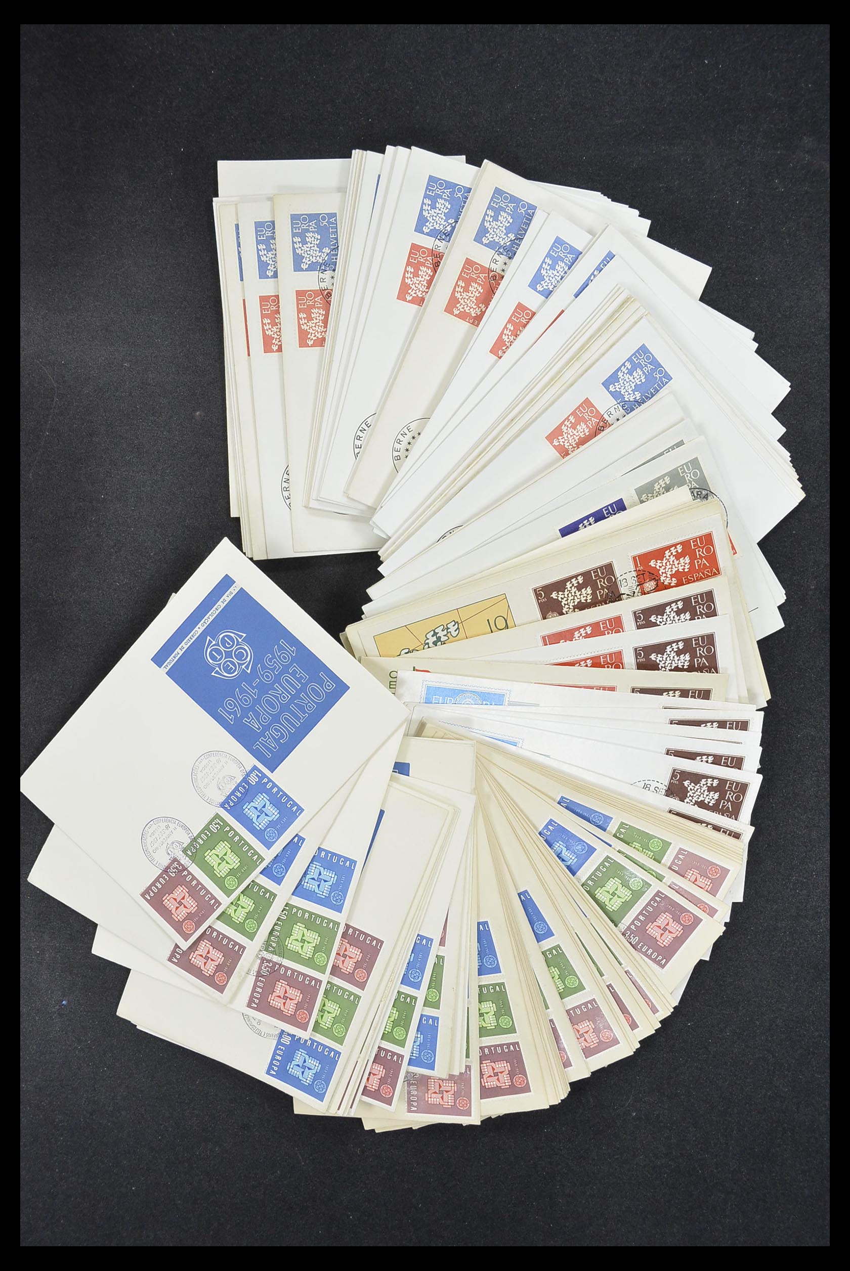33542 012 - Postzegelverzameling 33542 Europa Cept fdc's 1956-1999.