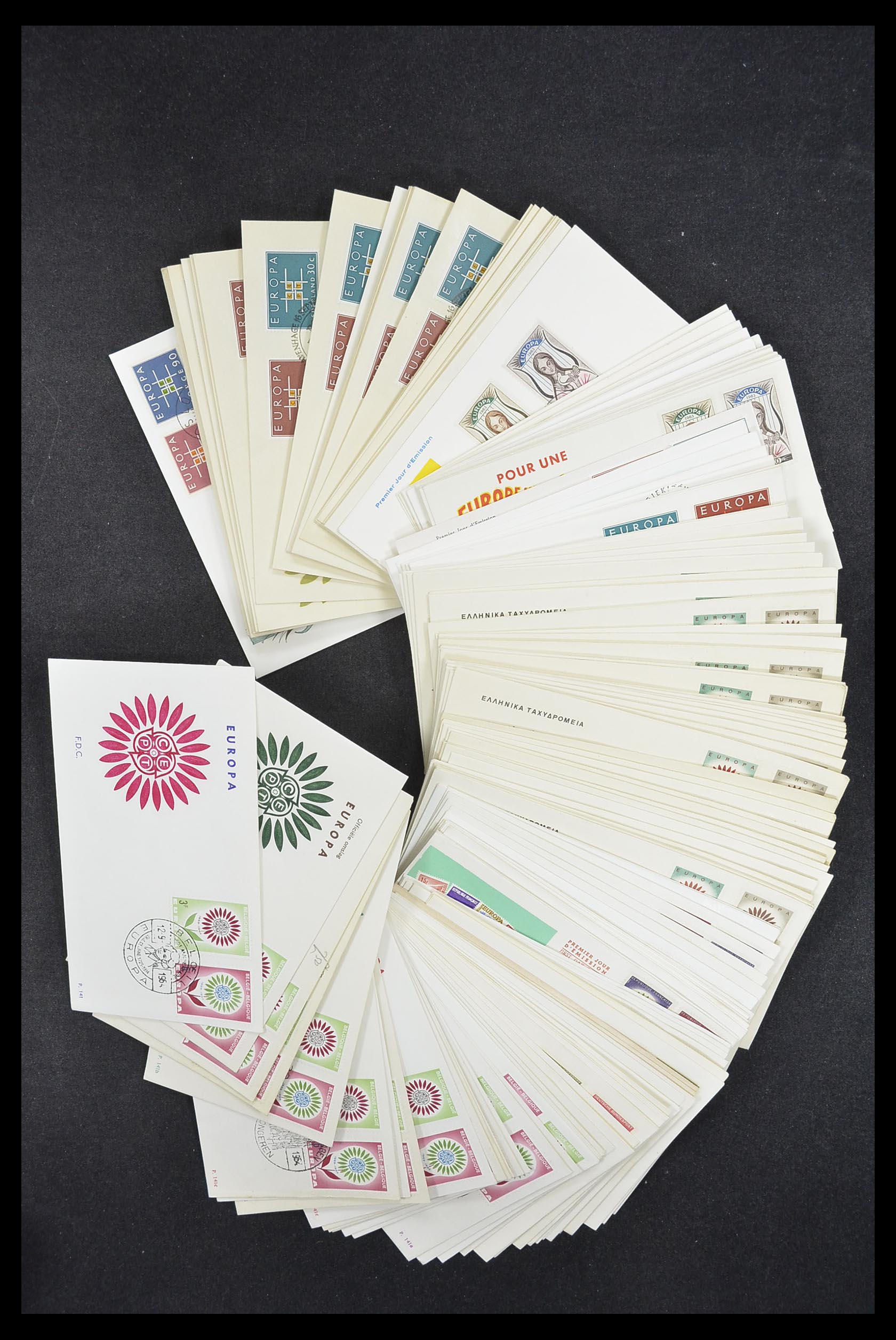 33542 015 - Postzegelverzameling 33542 Europa Cept fdc's 1956-1999.