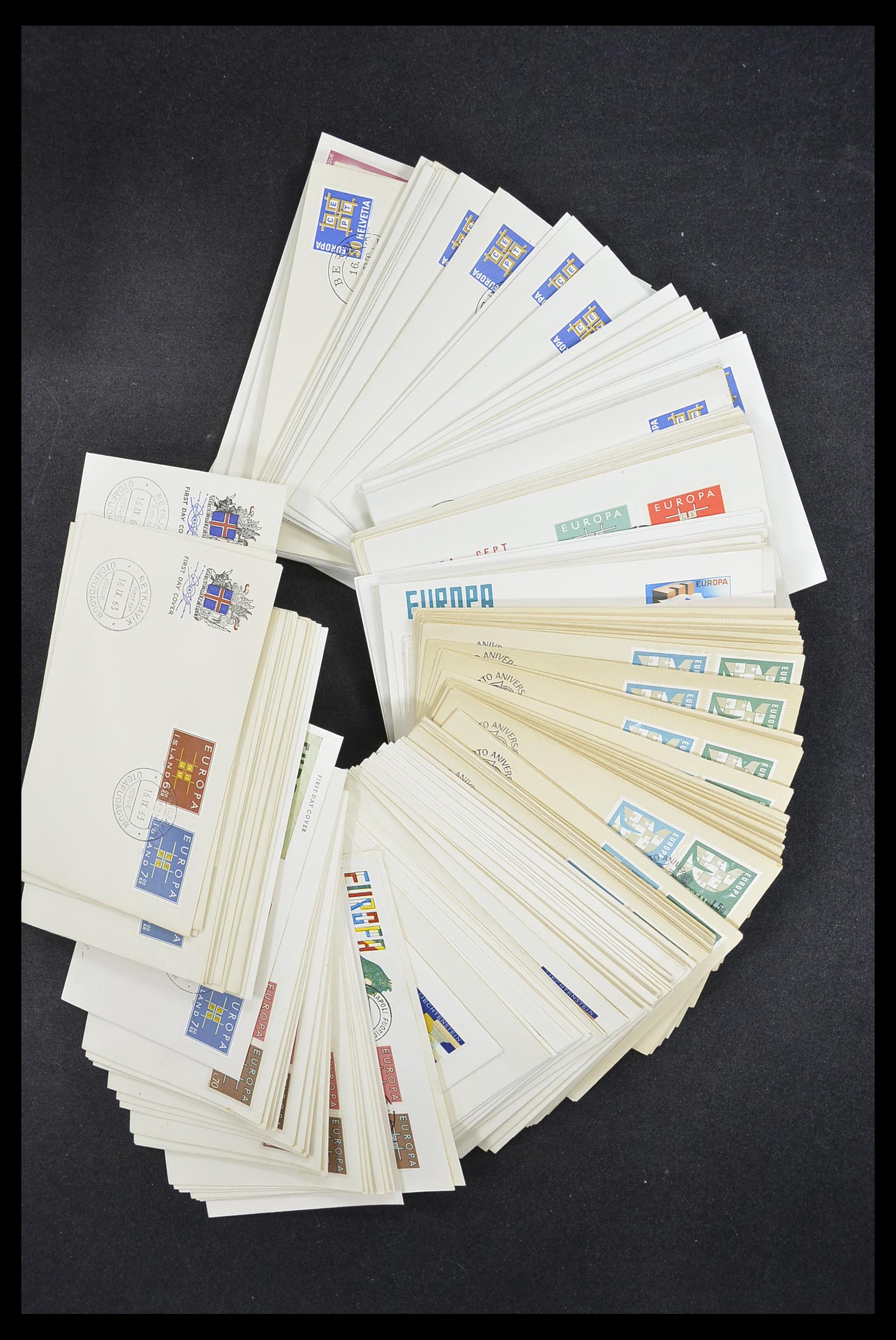 33542 016 - Postzegelverzameling 33542 Europa Cept fdc's 1956-1999.