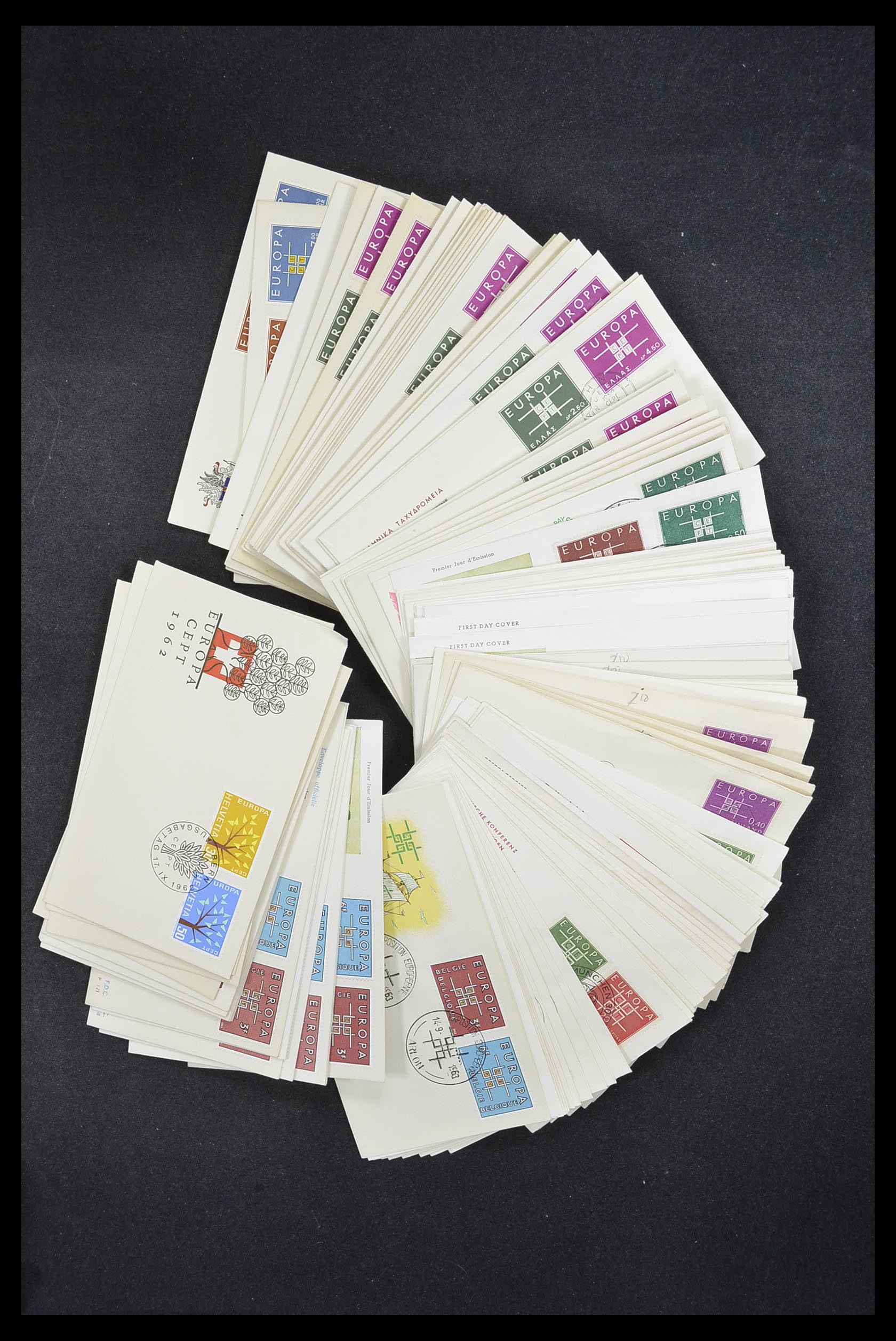 33542 017 - Postzegelverzameling 33542 Europa Cept fdc's 1956-1999.