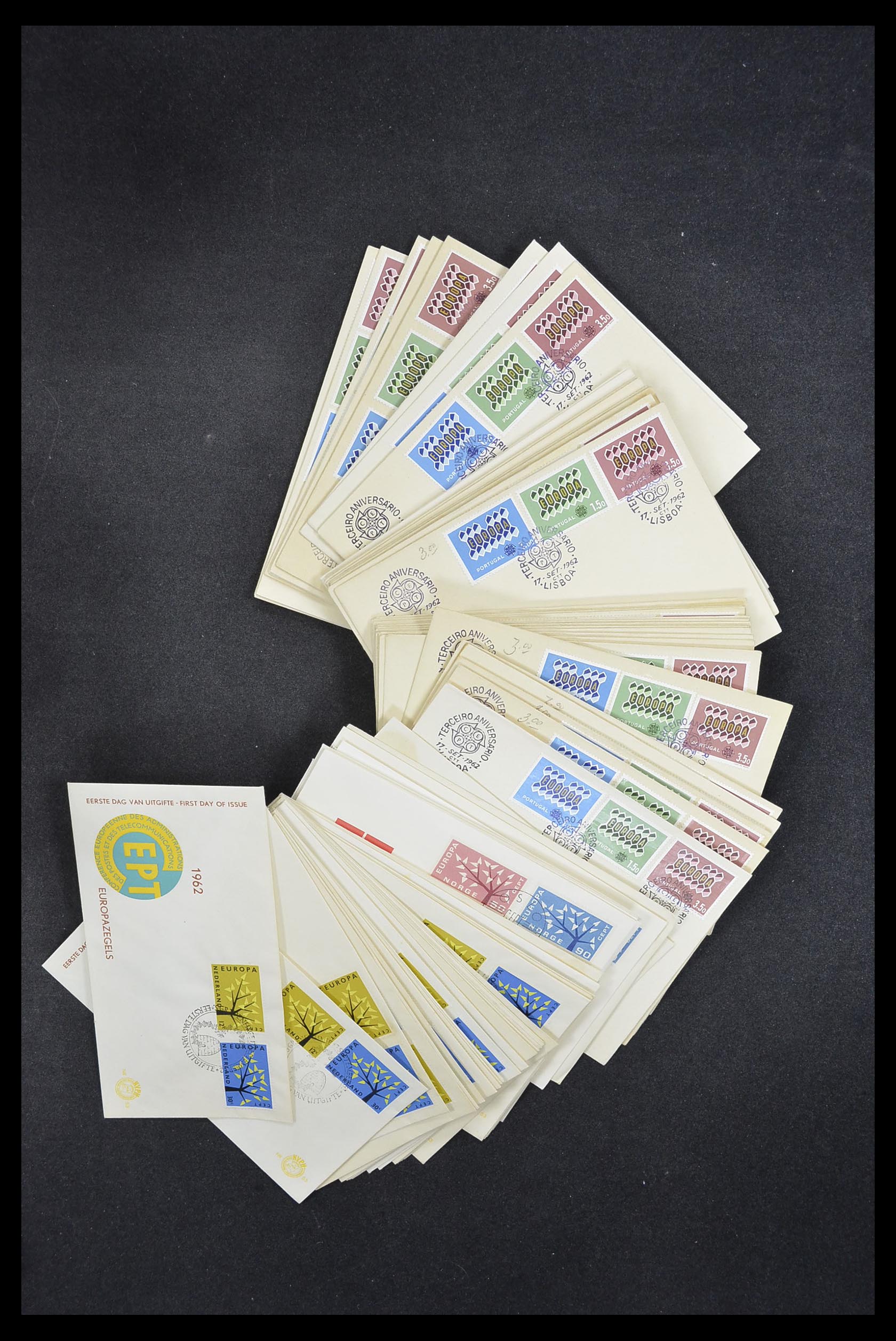 33542 019 - Postzegelverzameling 33542 Europa Cept fdc's 1956-1999.