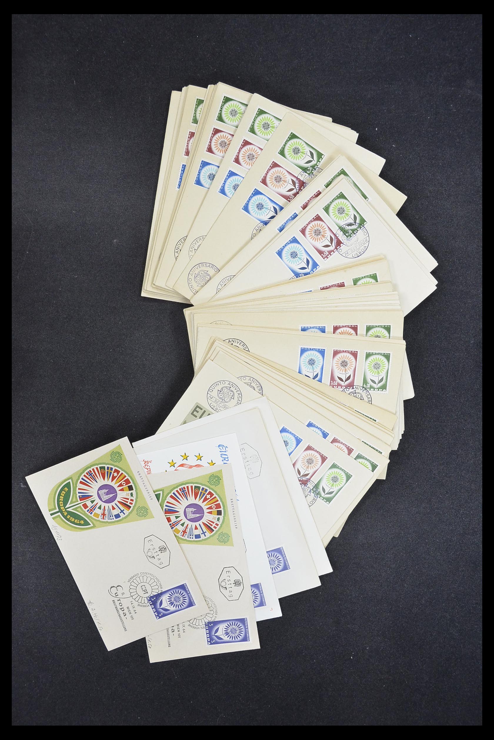 33542 024 - Postzegelverzameling 33542 Europa Cept fdc's 1956-1999.