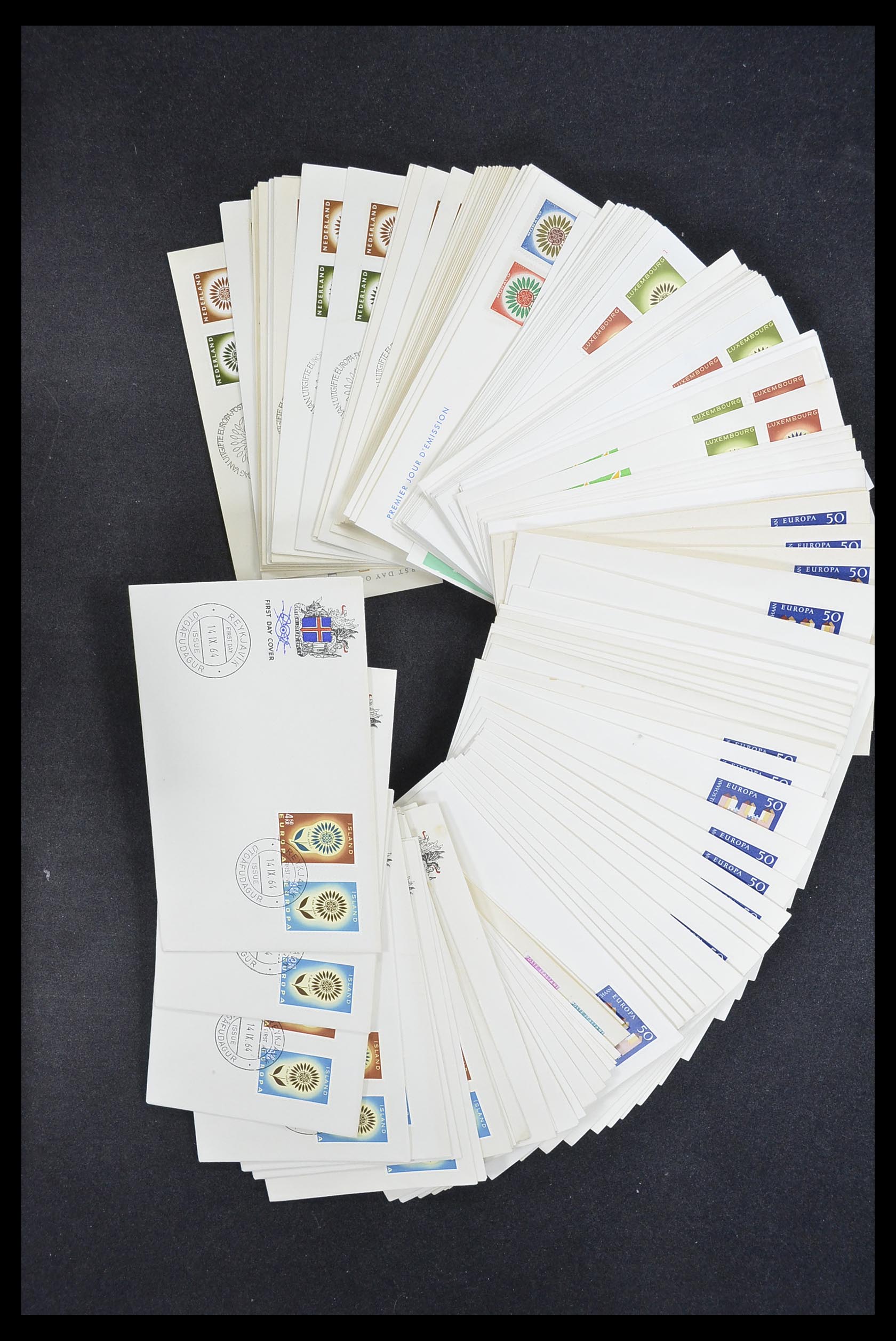 33542 025 - Postzegelverzameling 33542 Europa Cept fdc's 1956-1999.