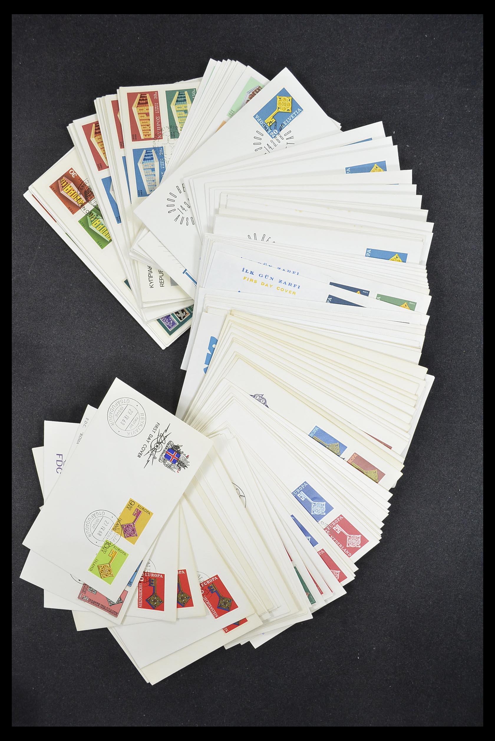 33542 035 - Postzegelverzameling 33542 Europa Cept fdc's 1956-1999.