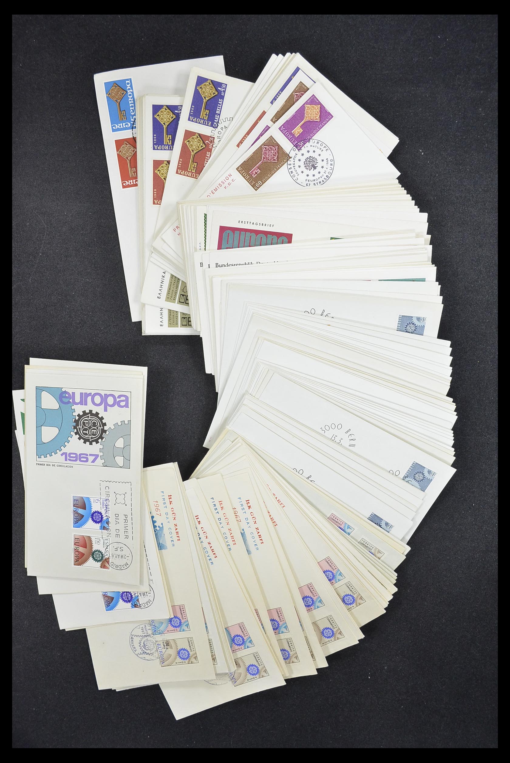 33542 036 - Stamp collection 33542 Europa Cept first day covers 1956-1999.