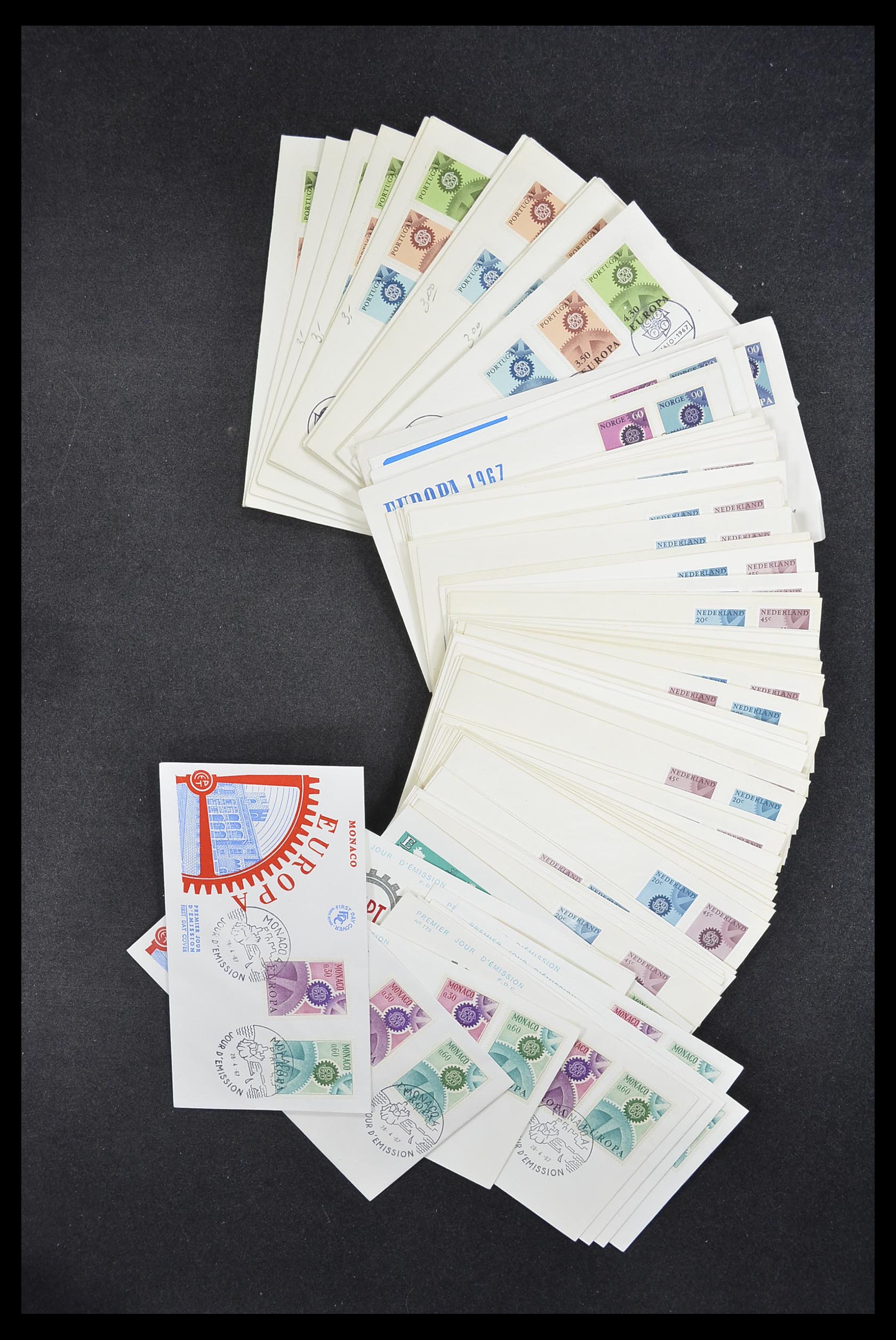 33542 038 - Postzegelverzameling 33542 Europa Cept fdc's 1956-1999.