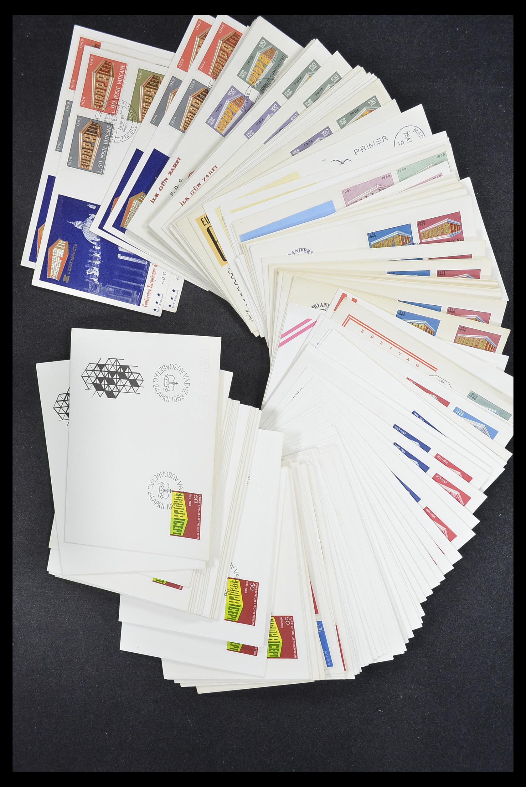 33542 046 - Postzegelverzameling 33542 Europa Cept fdc's 1956-1999.