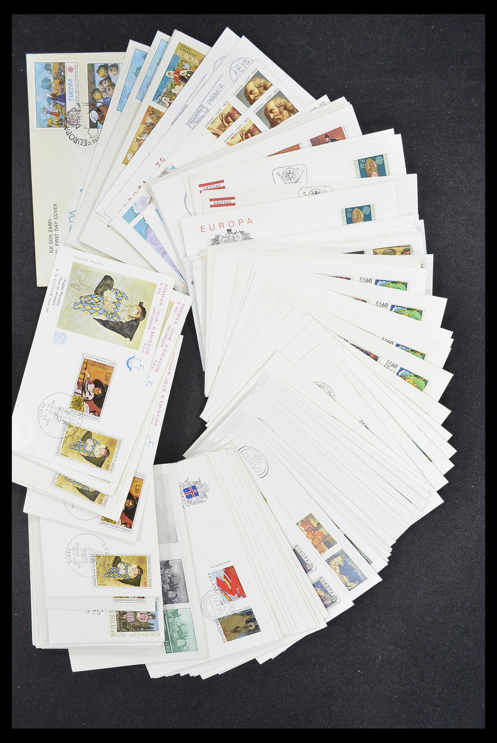 33542 048 - Postzegelverzameling 33542 Europa Cept fdc's 1956-1999.