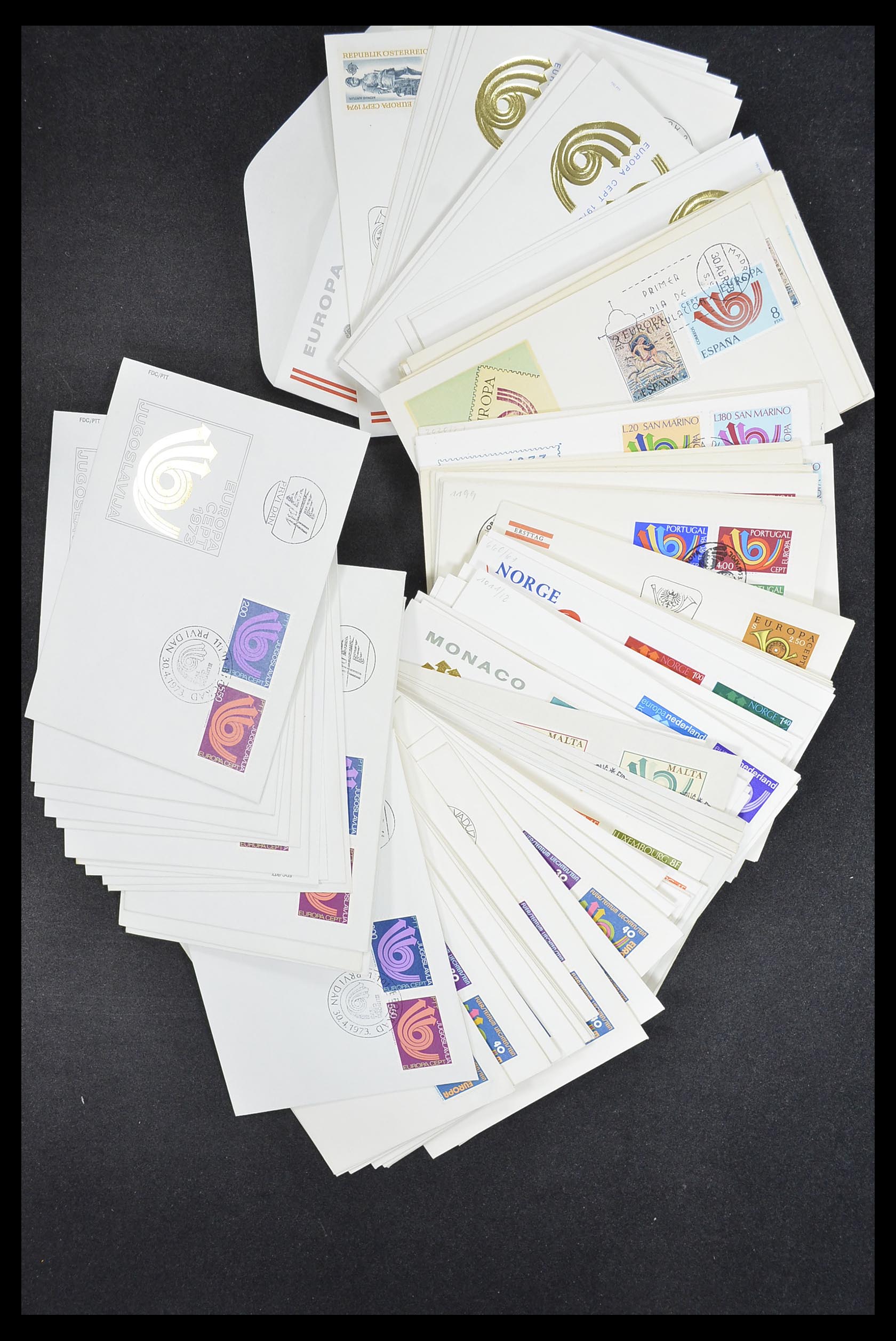 33542 051 - Postzegelverzameling 33542 Europa Cept fdc's 1956-1999.