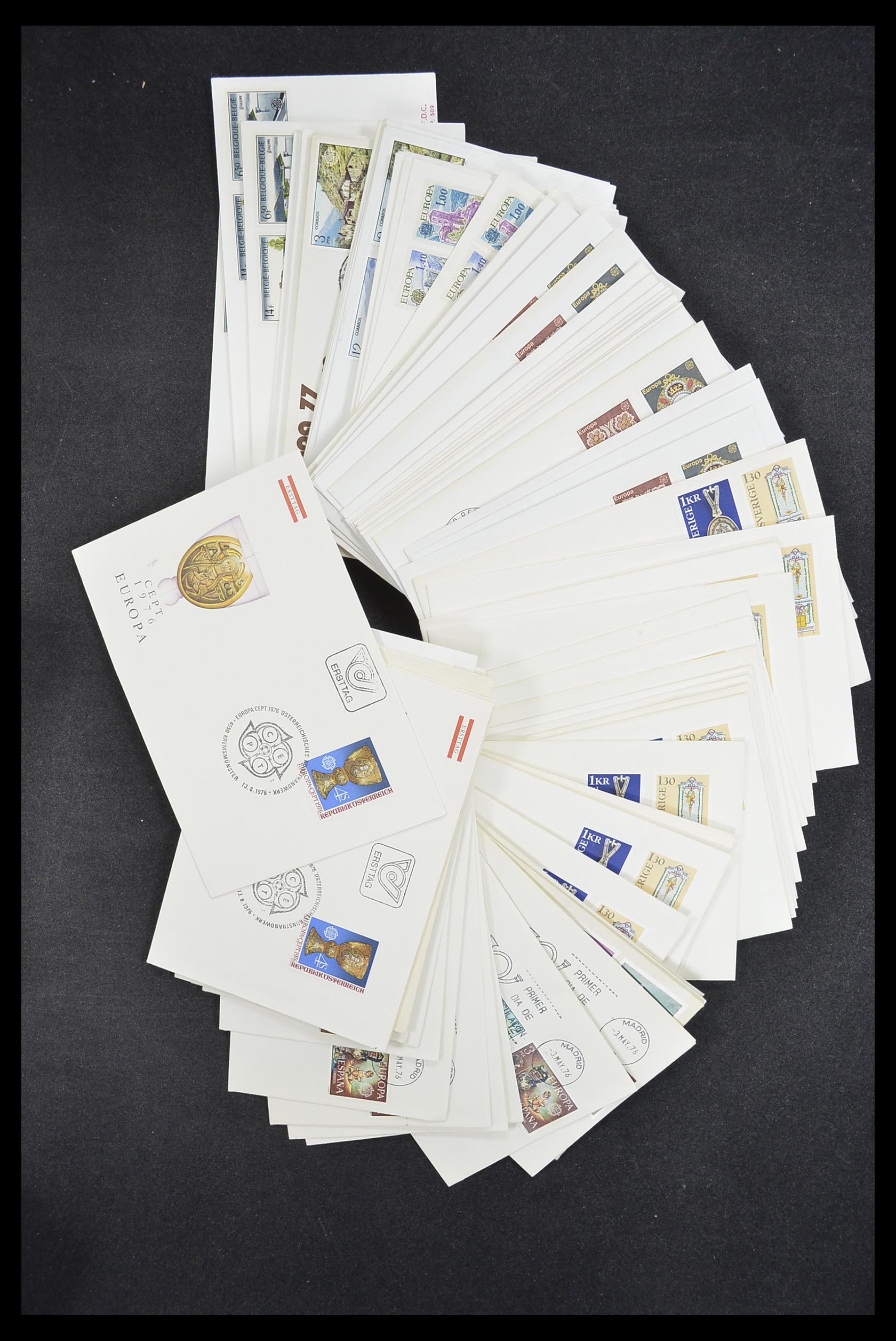 33542 058 - Postzegelverzameling 33542 Europa Cept fdc's 1956-1999.