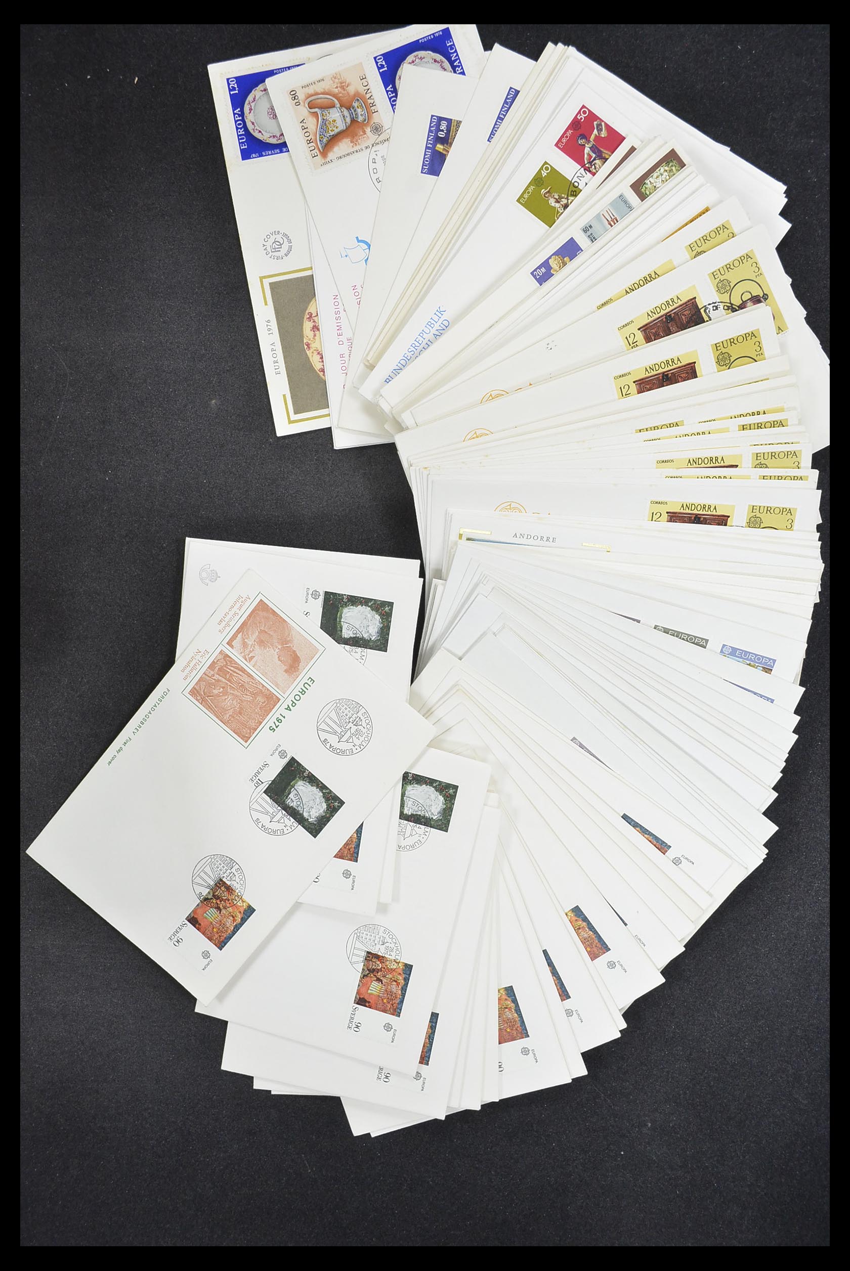 33542 060 - Postzegelverzameling 33542 Europa Cept fdc's 1956-1999.