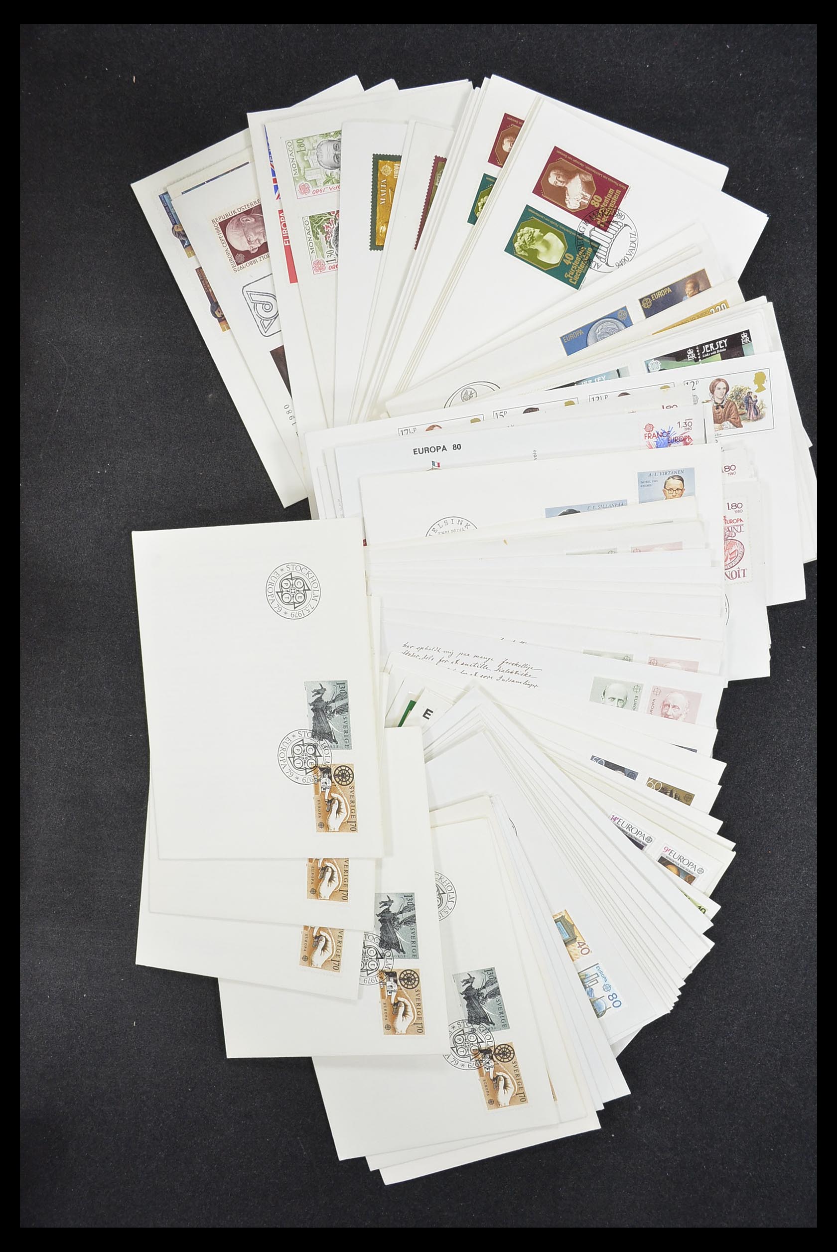 33542 065 - Stamp collection 33542 Europa Cept first day covers 1956-1999.