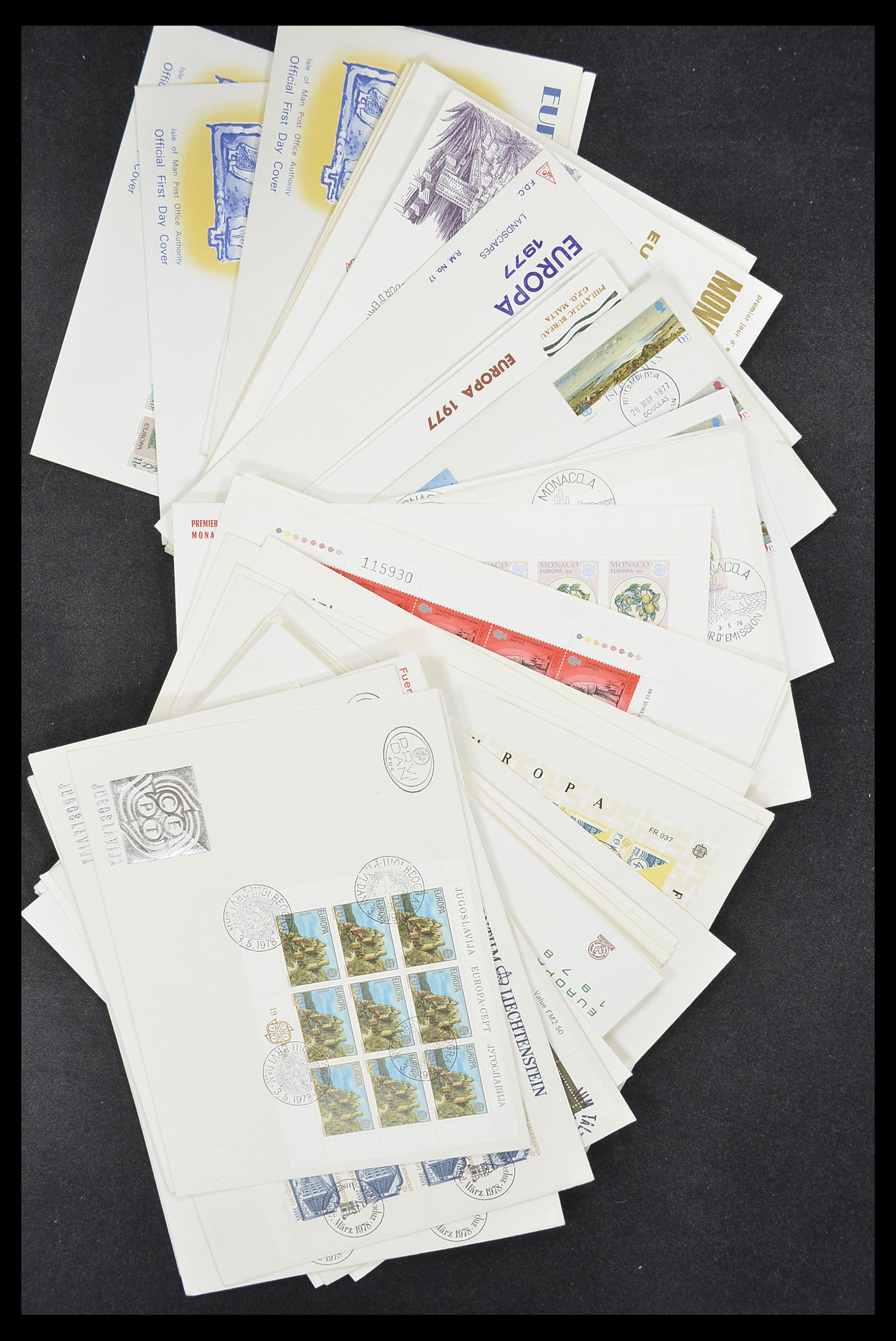 33542 077 - Stamp collection 33542 Europa Cept first day covers 1956-1999.